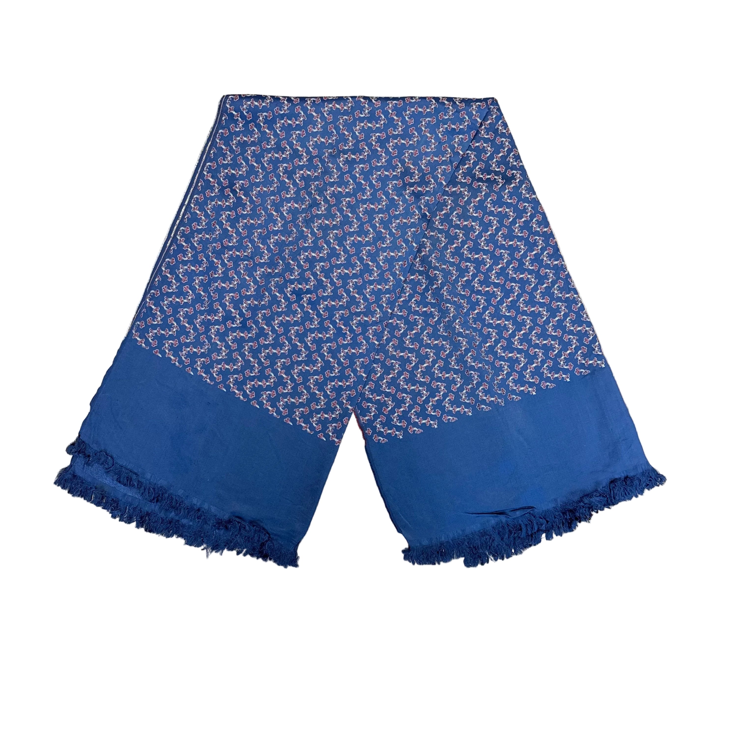 Jedwabny żakardowy szal