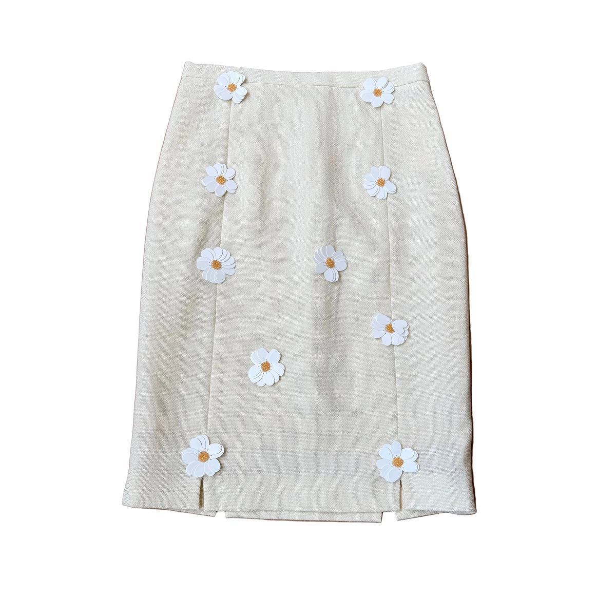 Spódnica kremowa Vintage upcycling