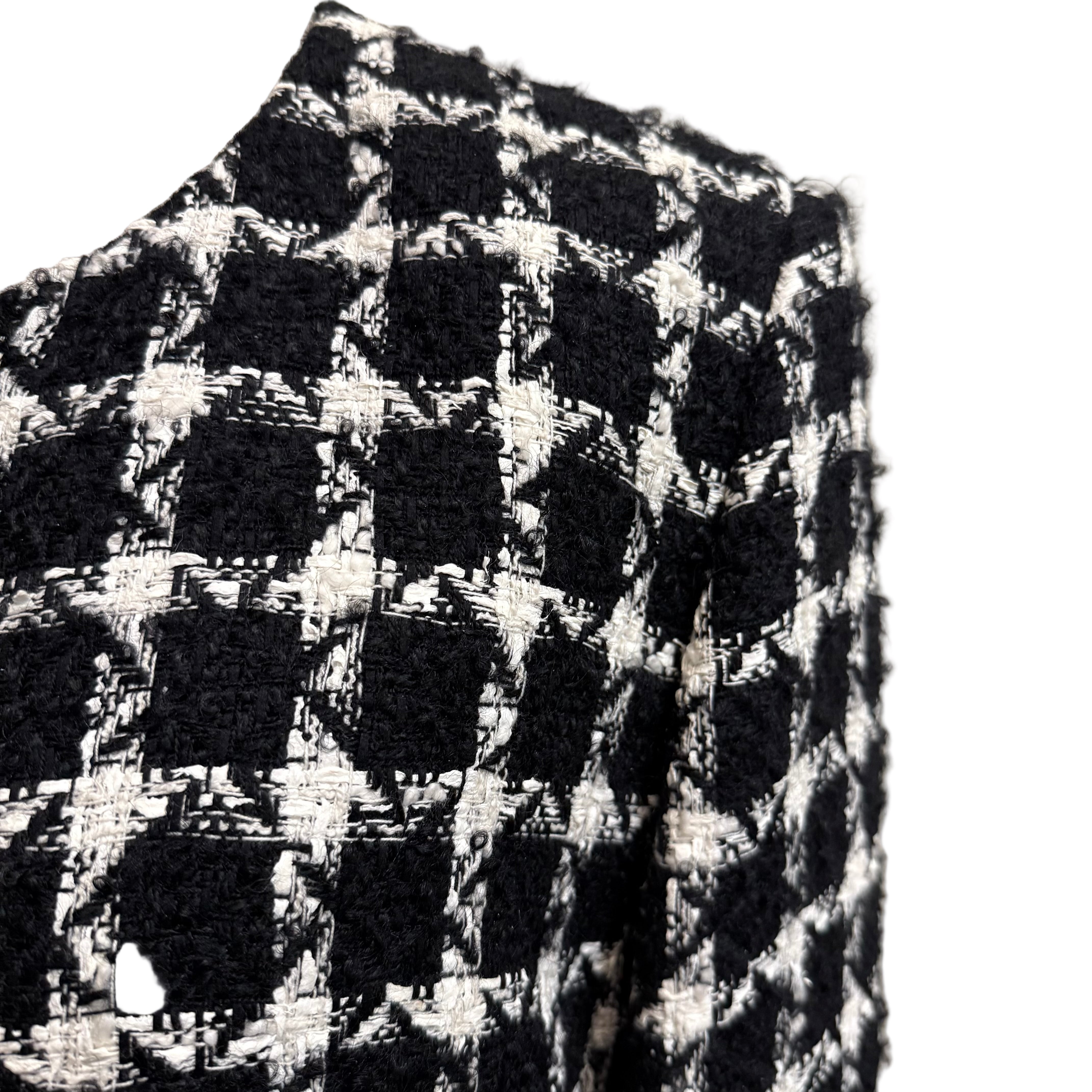 Żakiet vintage w kratkę Basler