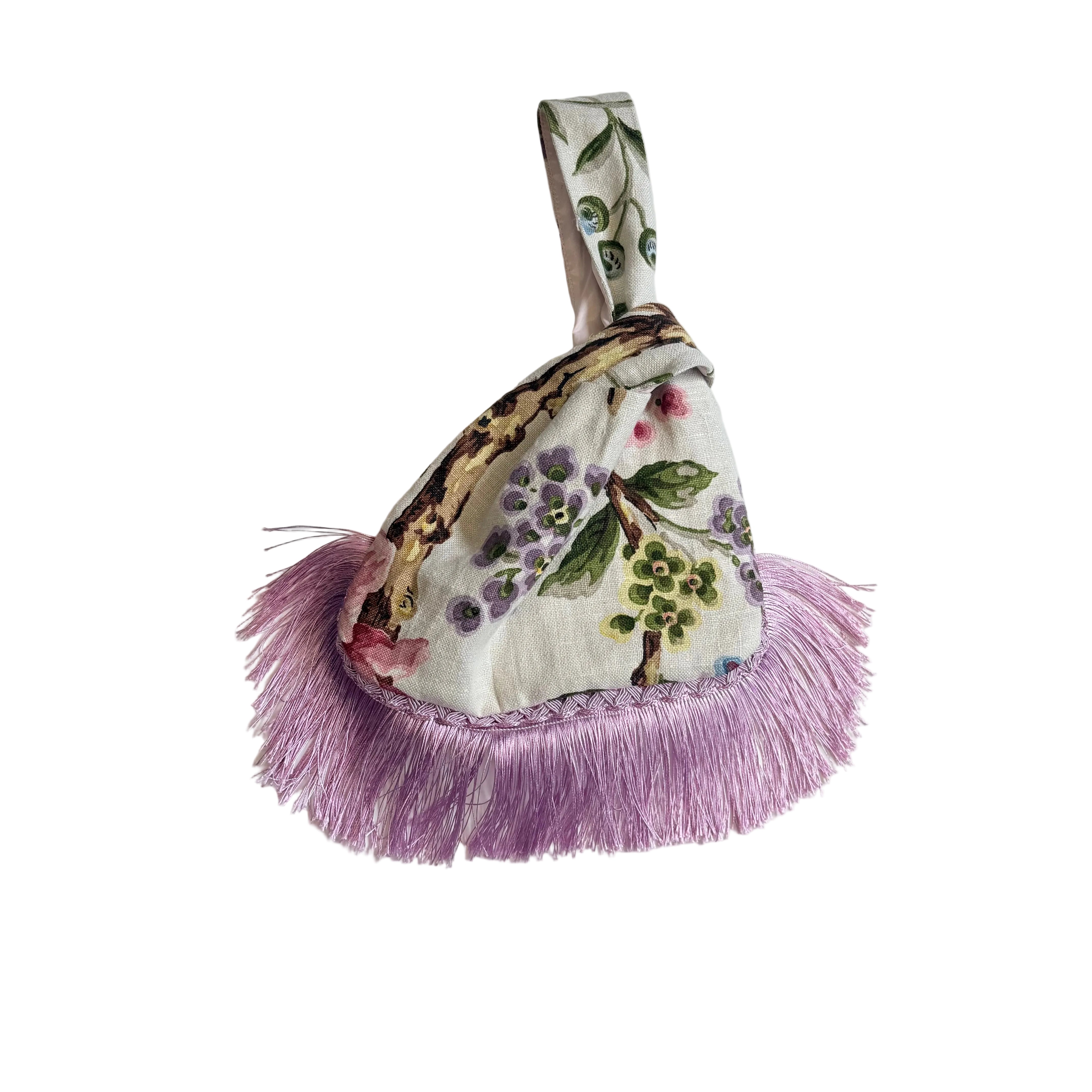 Torebka z frędzlami upcycling