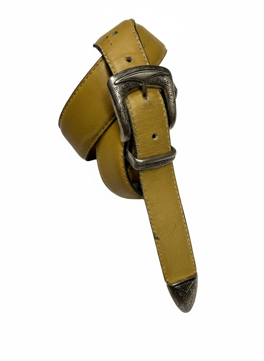 Westernowy pasek ze skóry