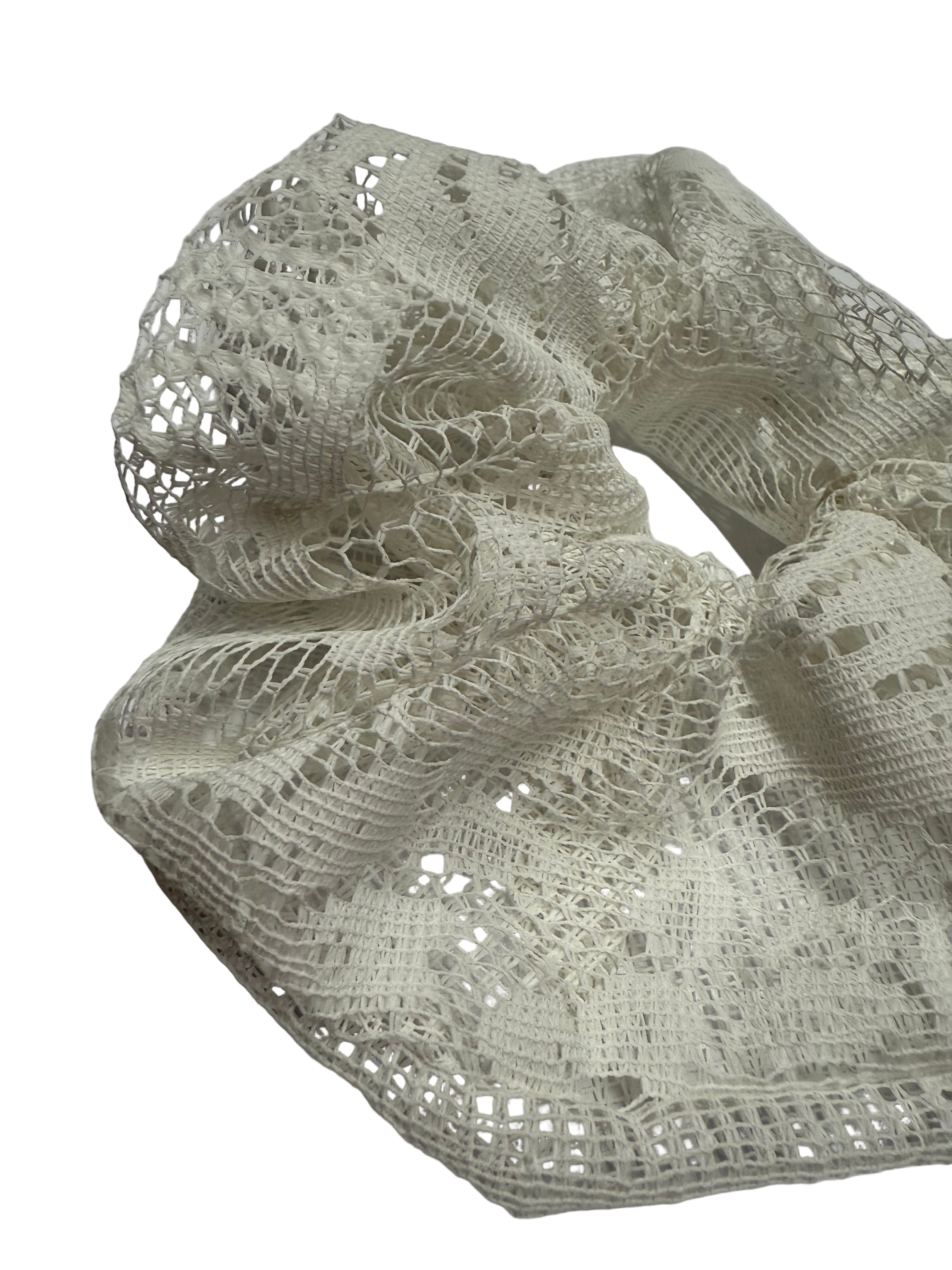 Duża gumka do włosów upcycling