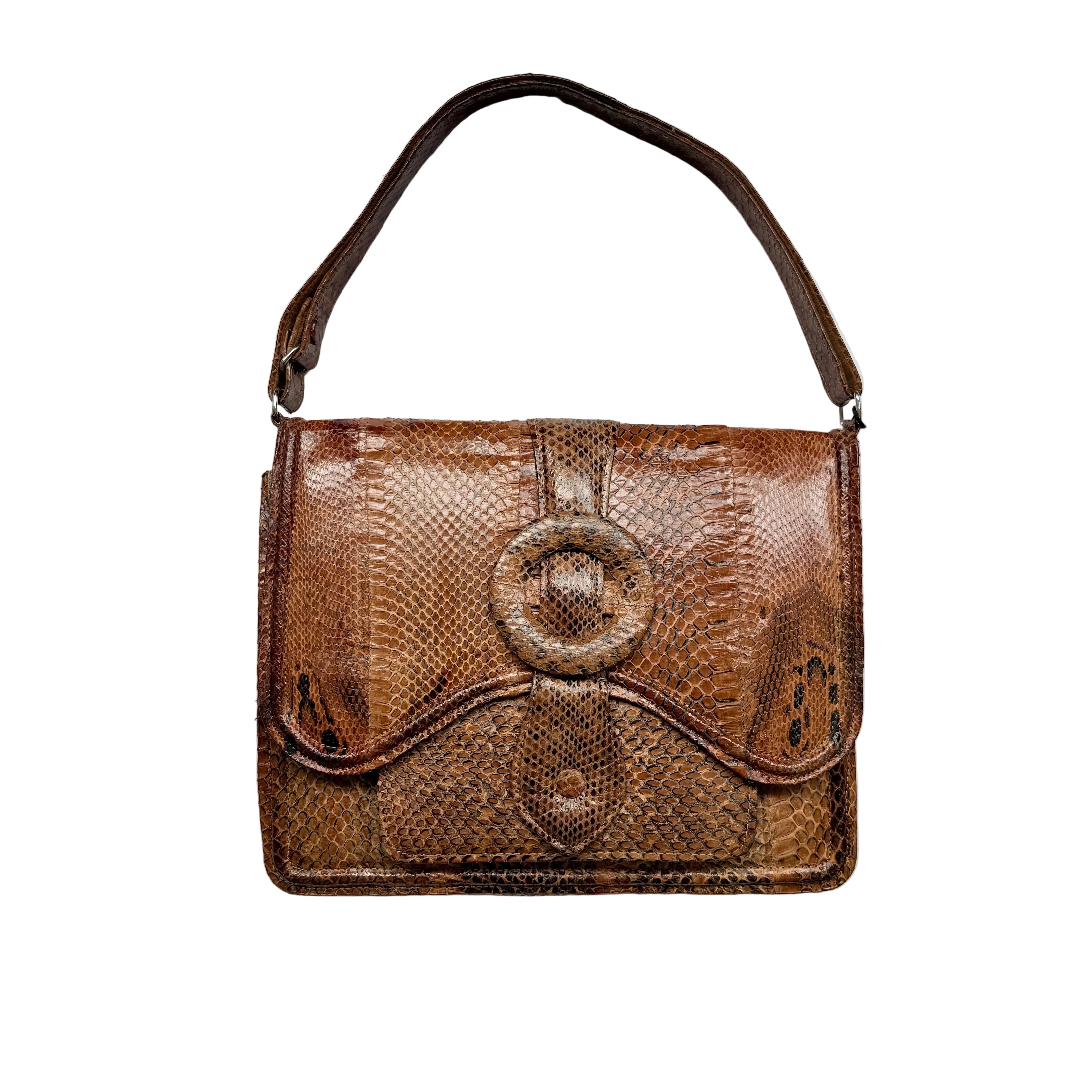 Unikatowa duża torebka ze skóry