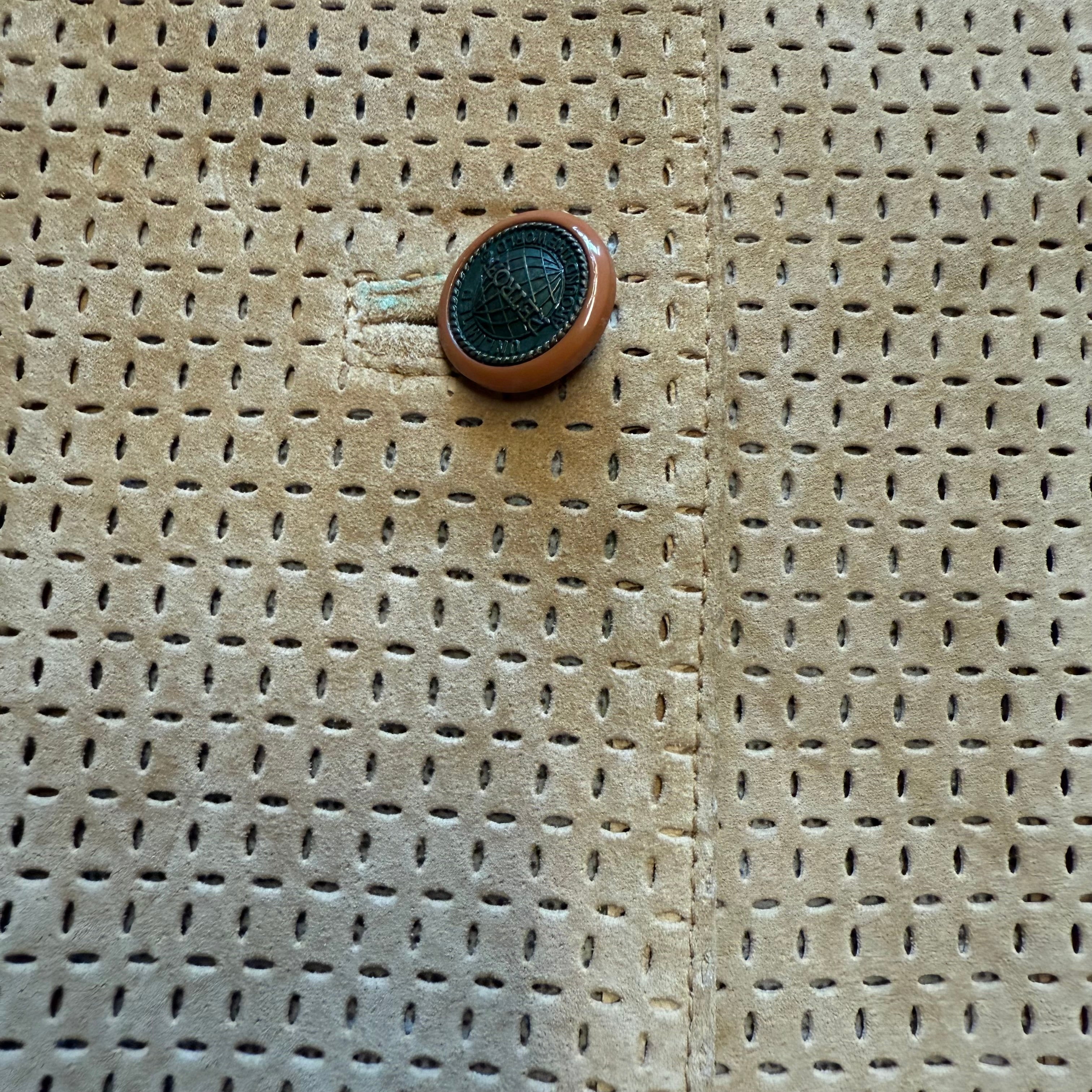 Zamszowa koszula z ażurowymi wstawkami