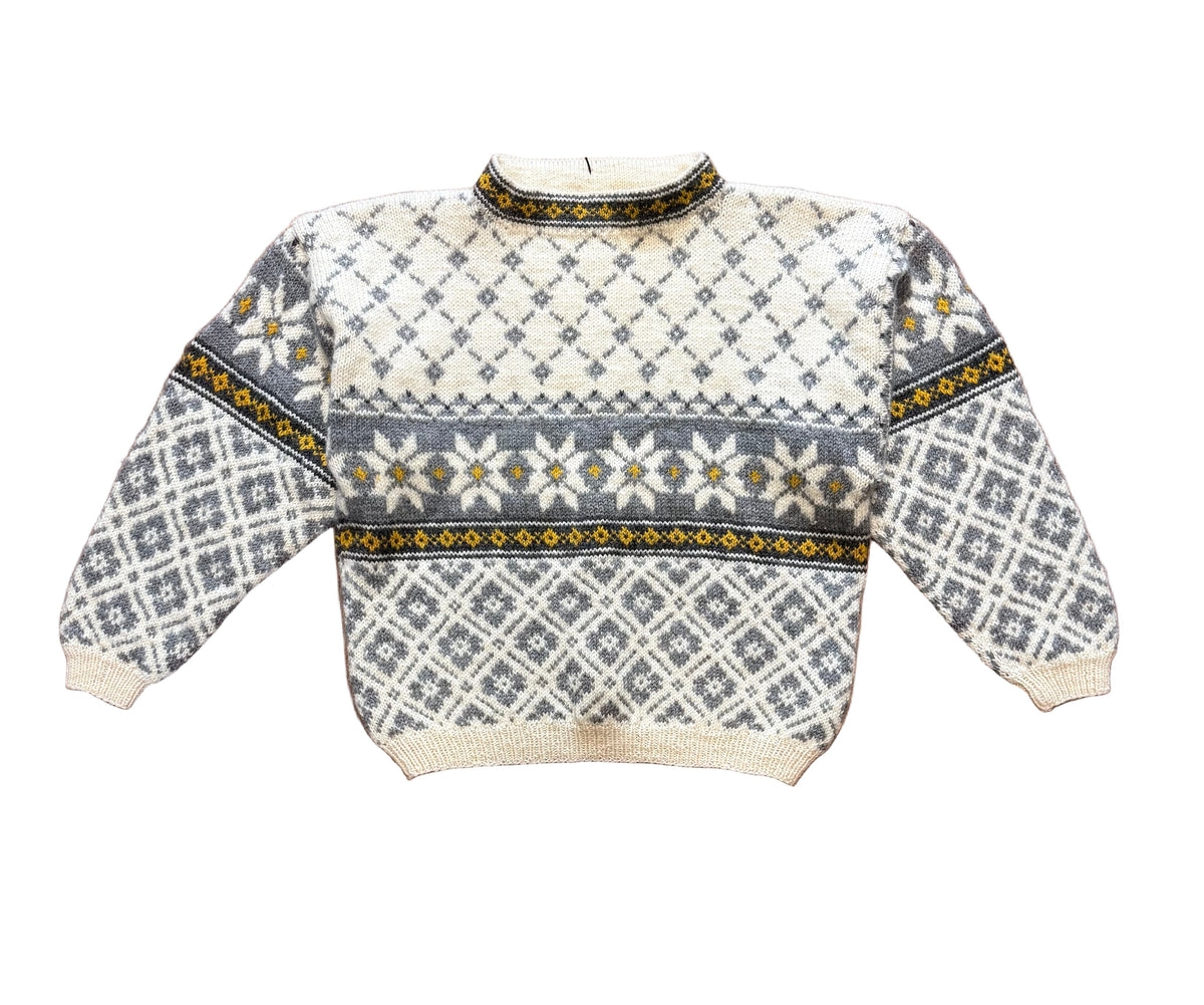 Sweter alpejski ręcznie robiony