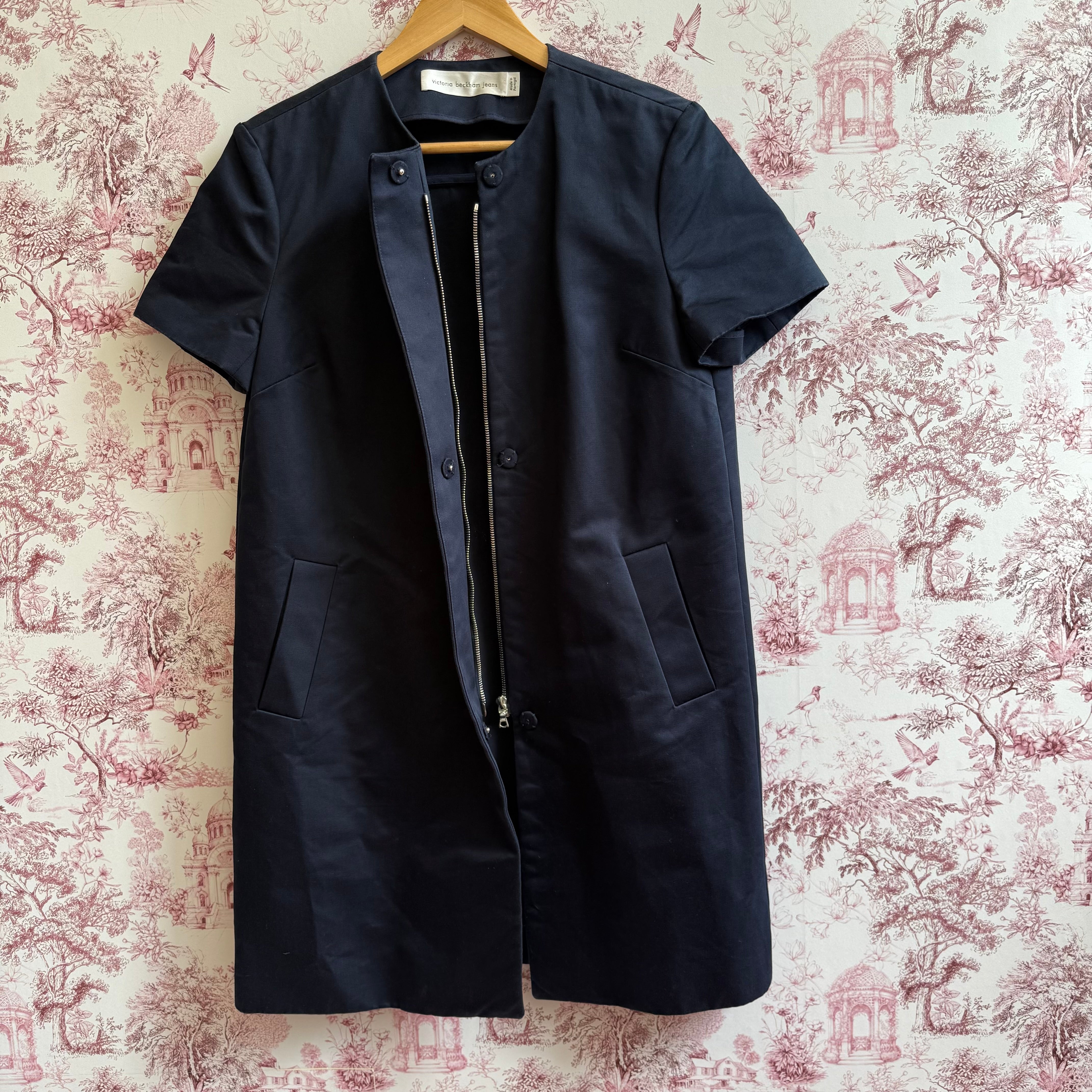 Granatowa sukienka Victoria Beckham Jeans