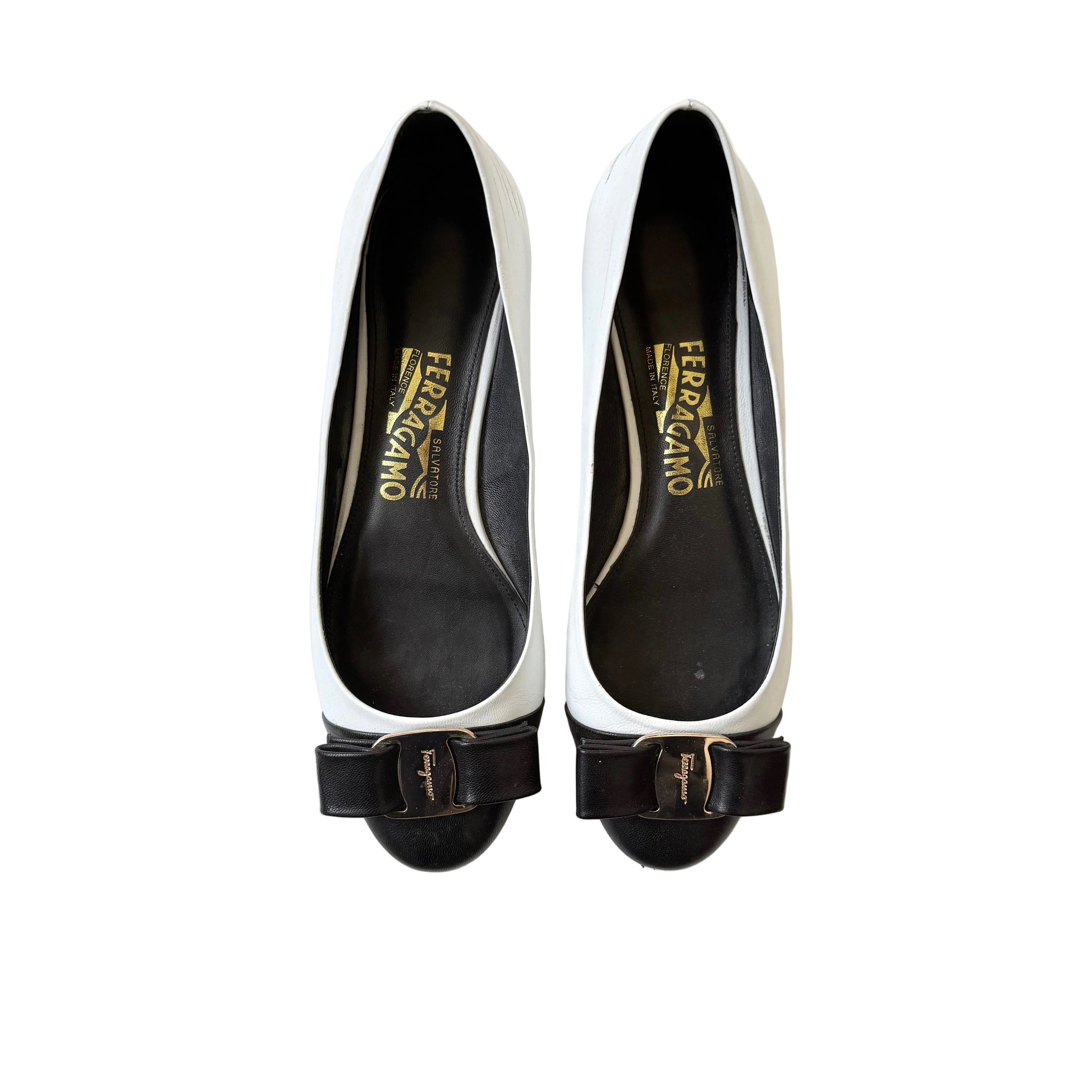 Balerinki skórzane Ferragamo 38,5