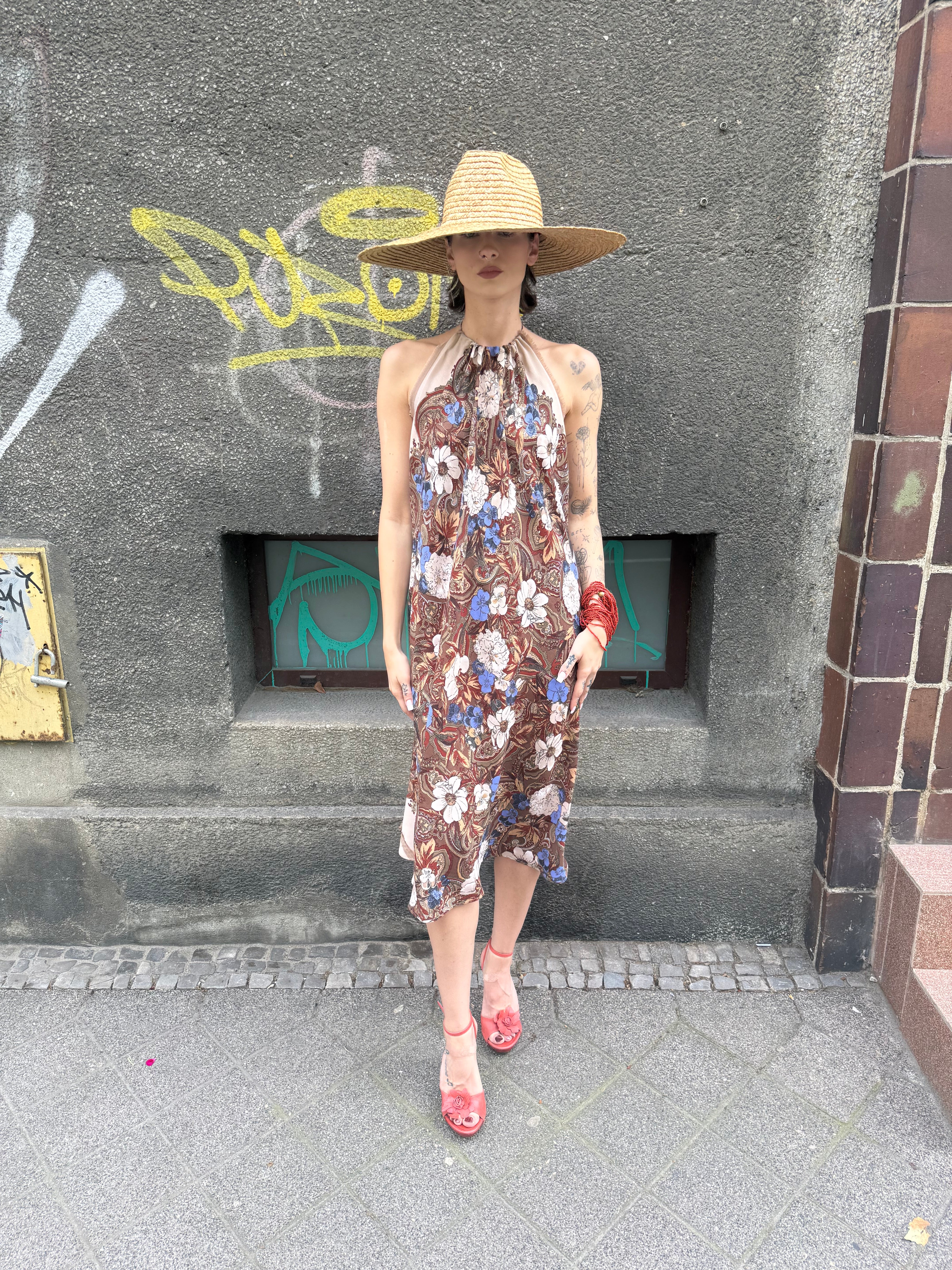 Sukienka z chusty upcycling