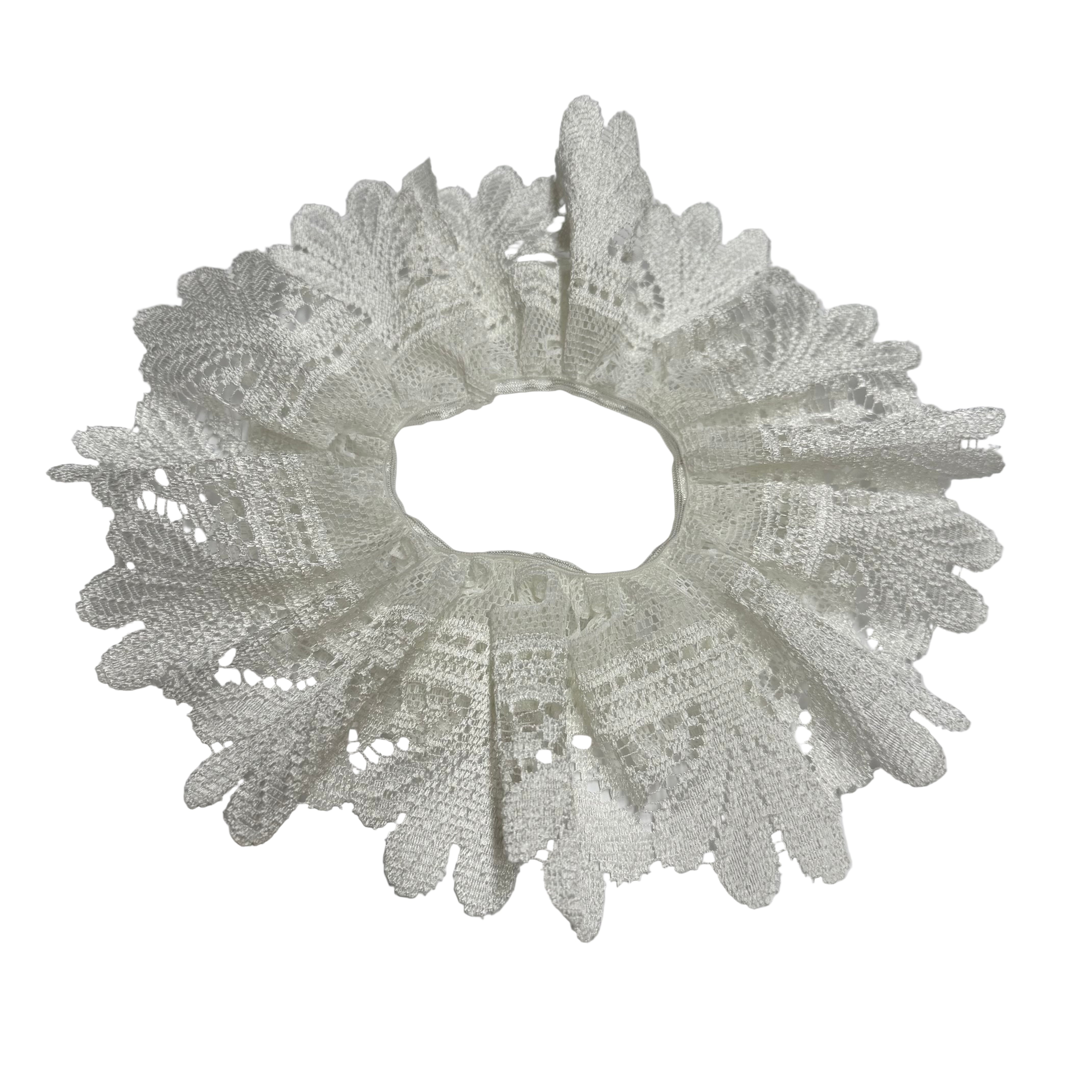 Gumka do włosów z falbankami upcycling