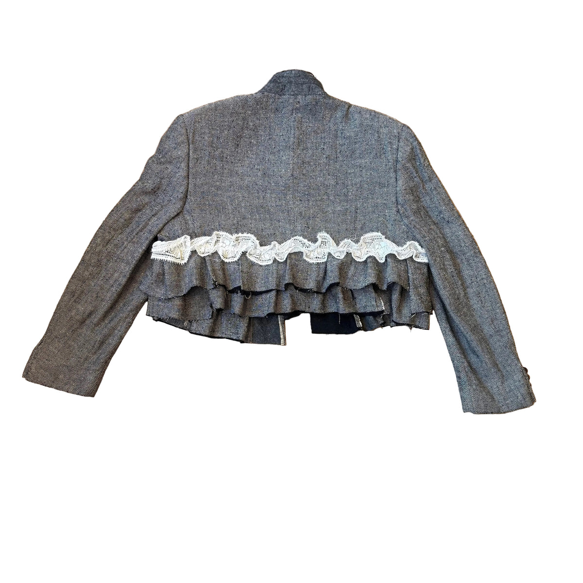 Marynarka jedwabna upcycling