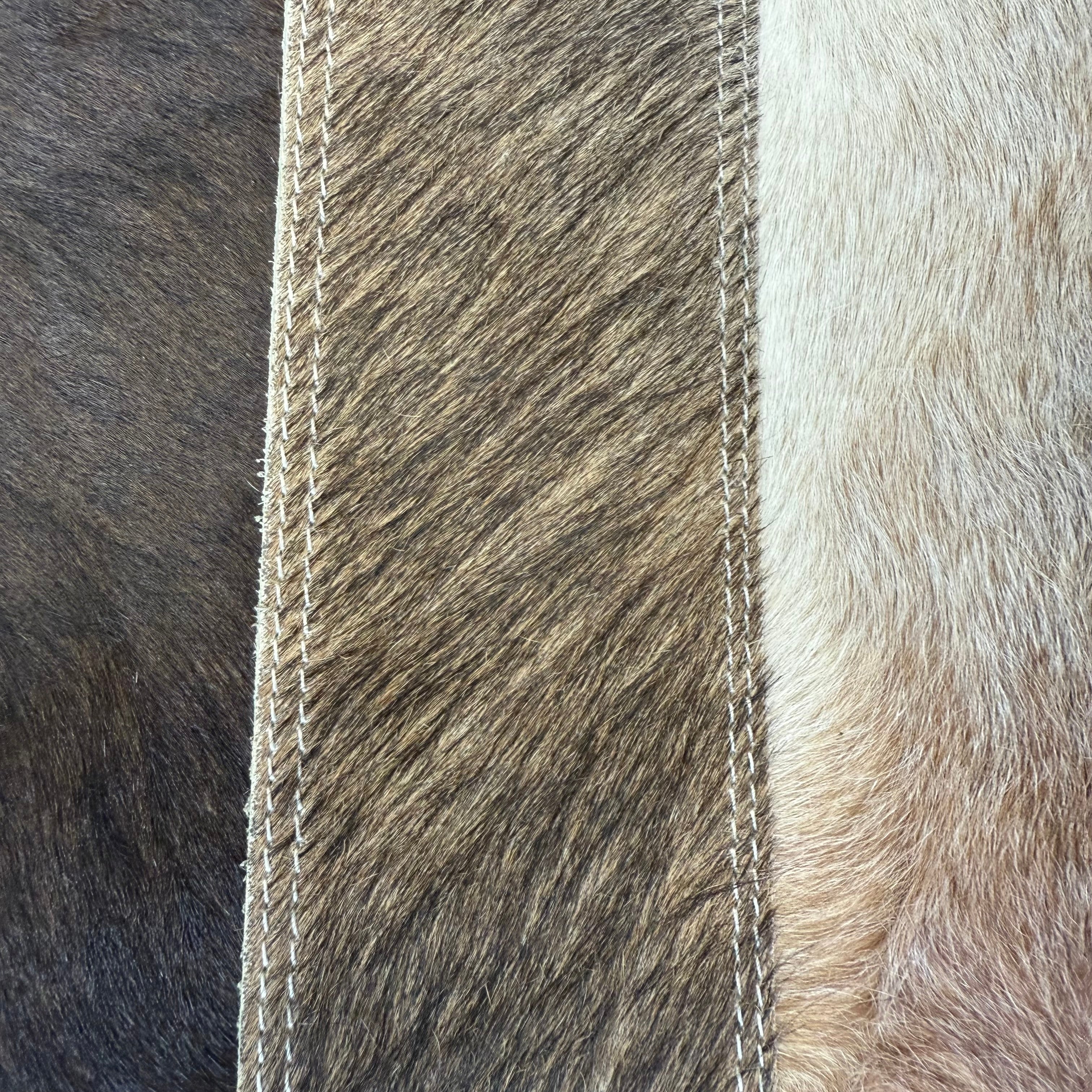 Torebka crossbody z naturalnym włosiem