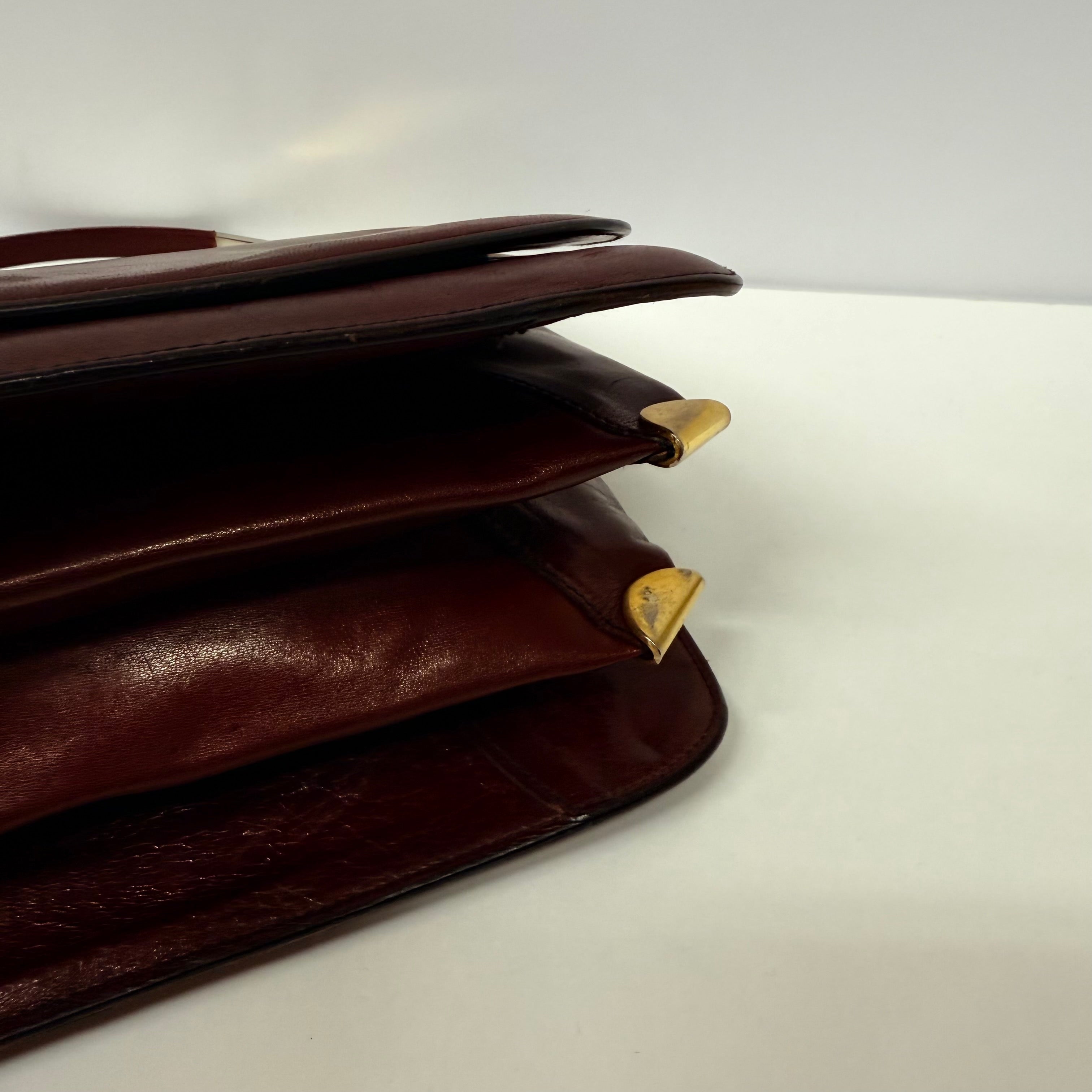 Unikatowa torebka vintage burgundowa