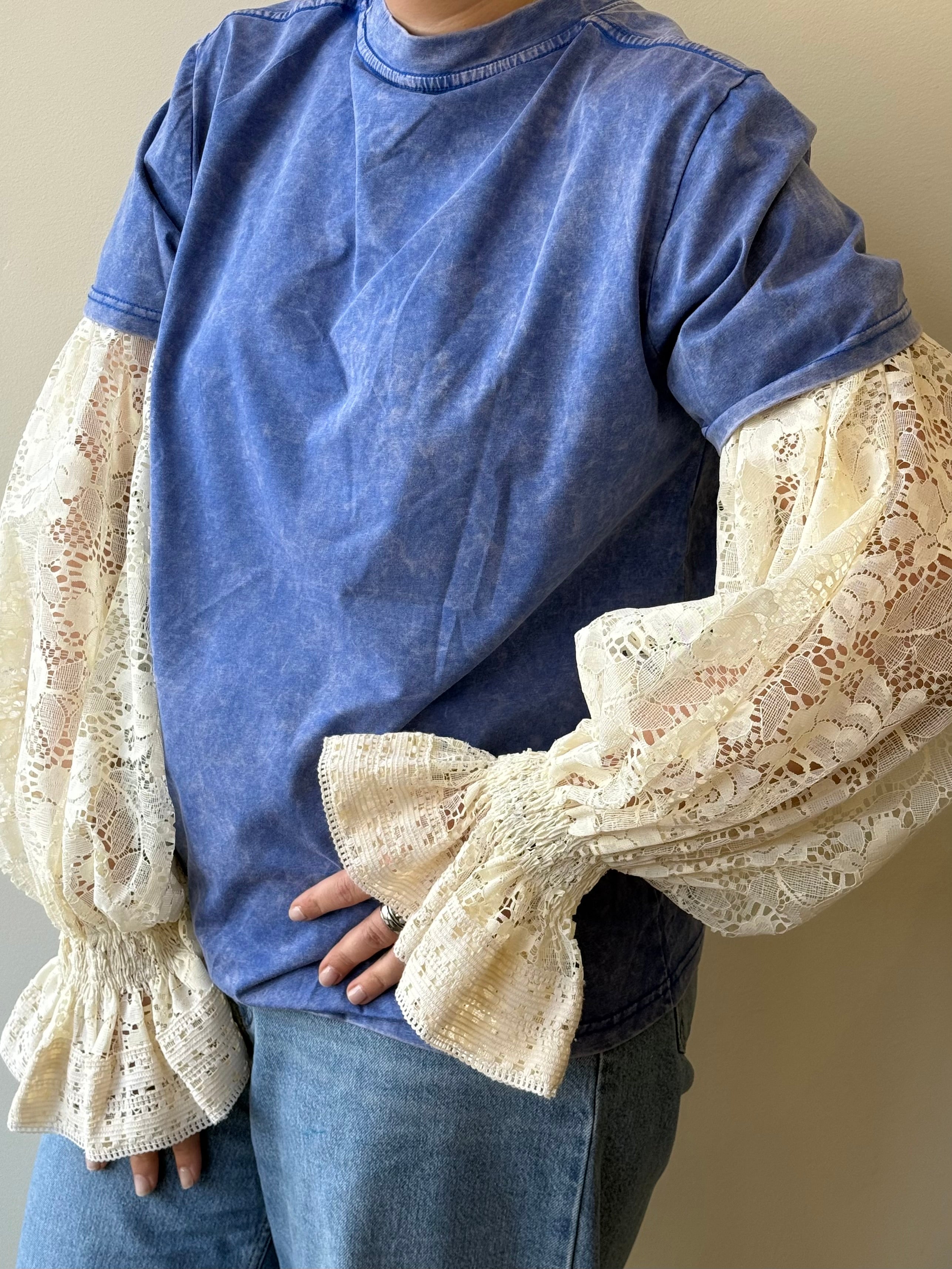 Rękawki kremowe upcycling