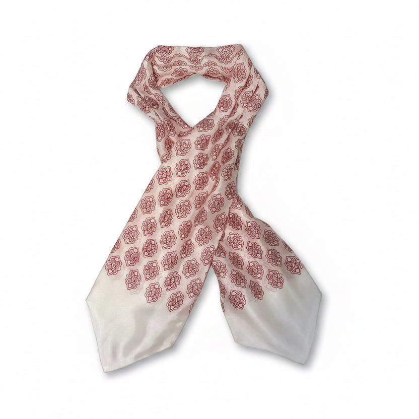 Fular jedwabny vintage