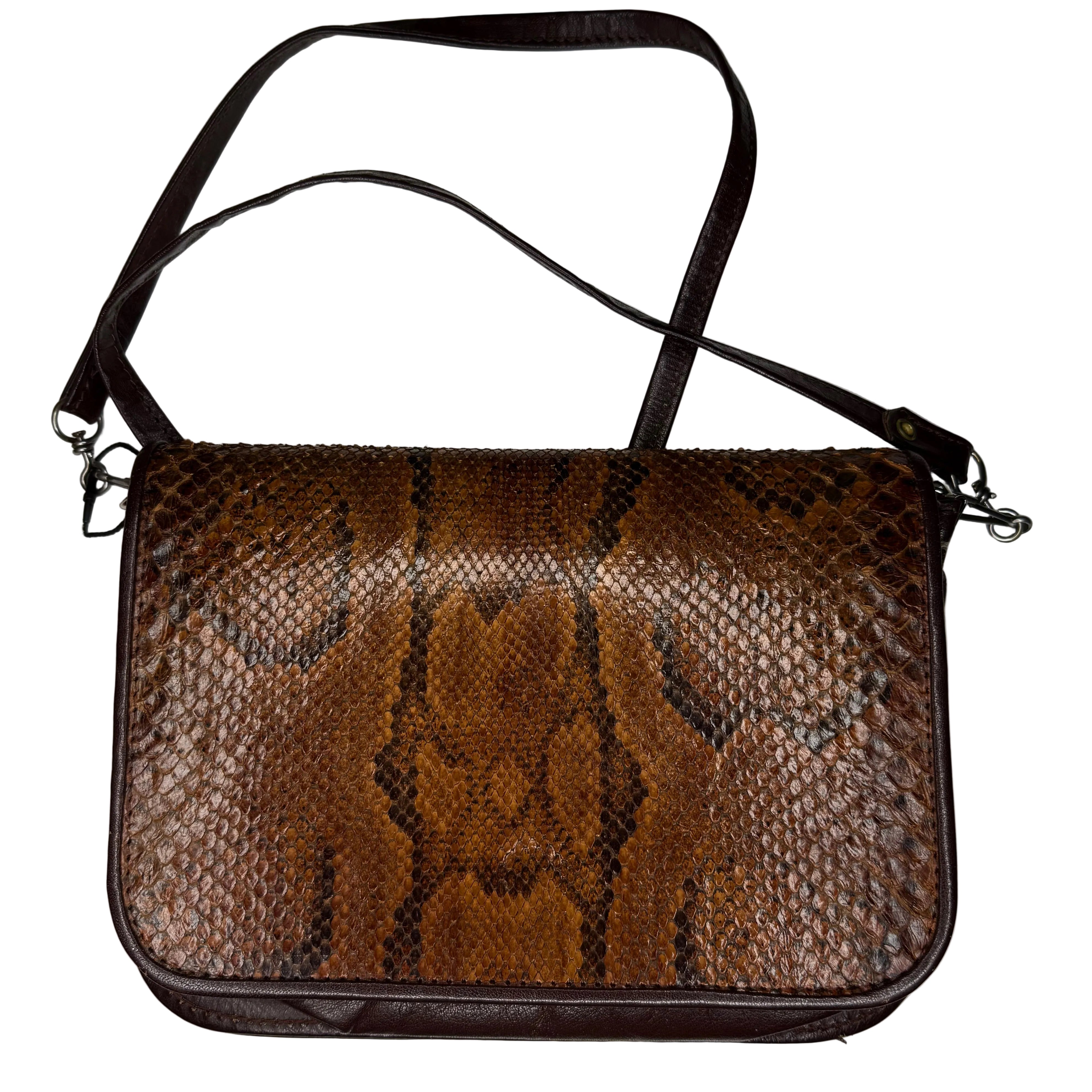 Mała torebka ze skóry na pasku