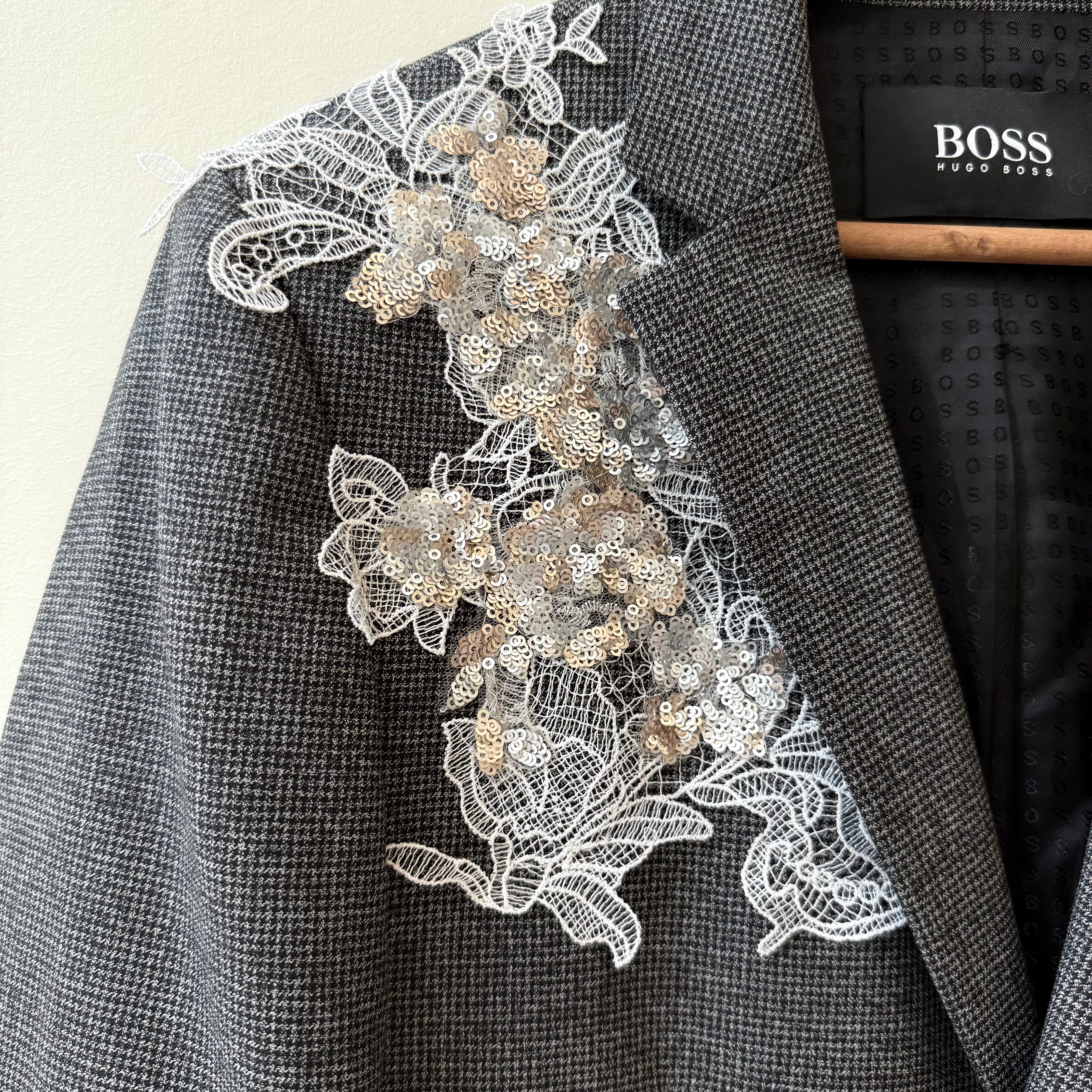 Marynarka Boss upcycling