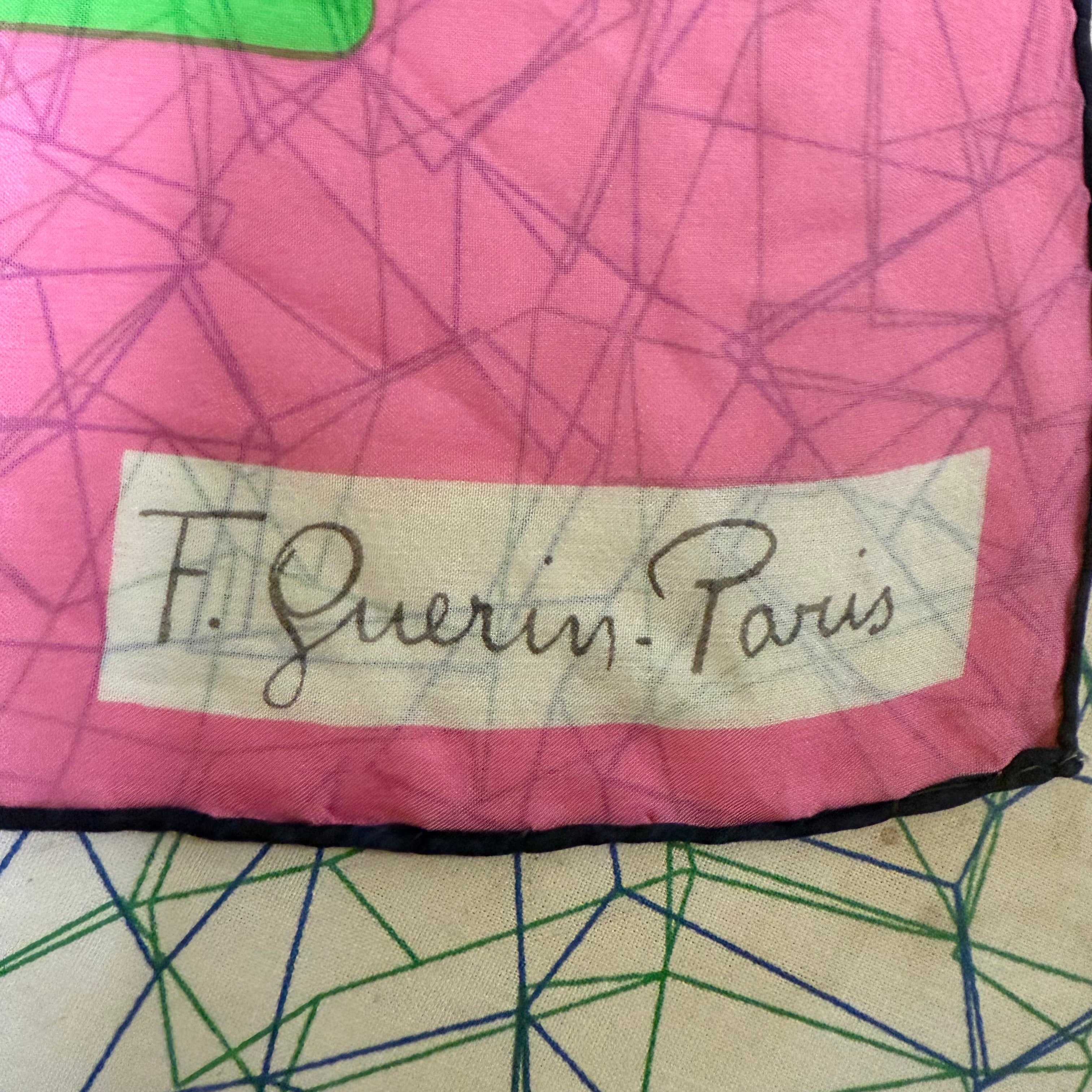 Apaszka jedwabna F.Guerin Paris