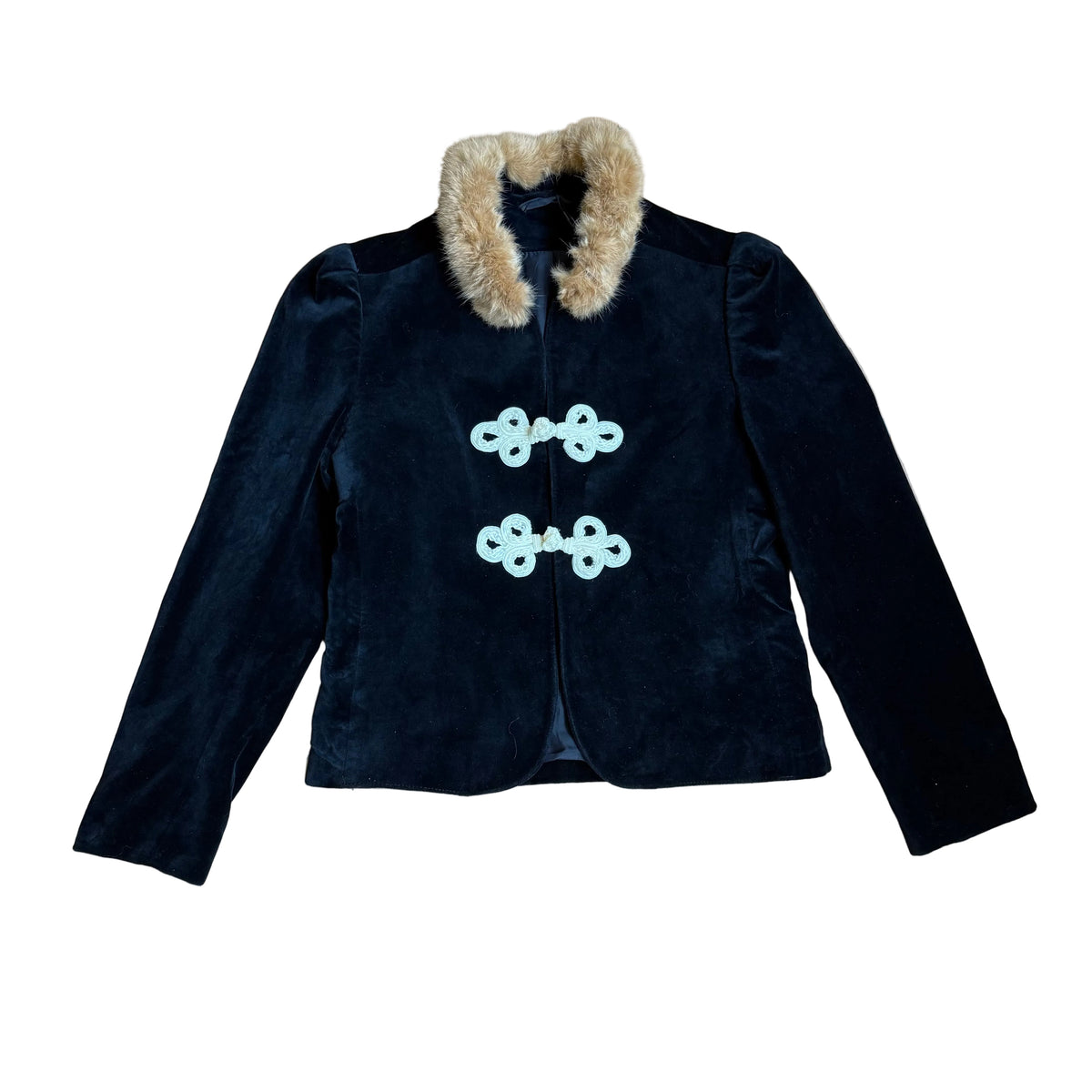 Welurowy żakiecik upcycling