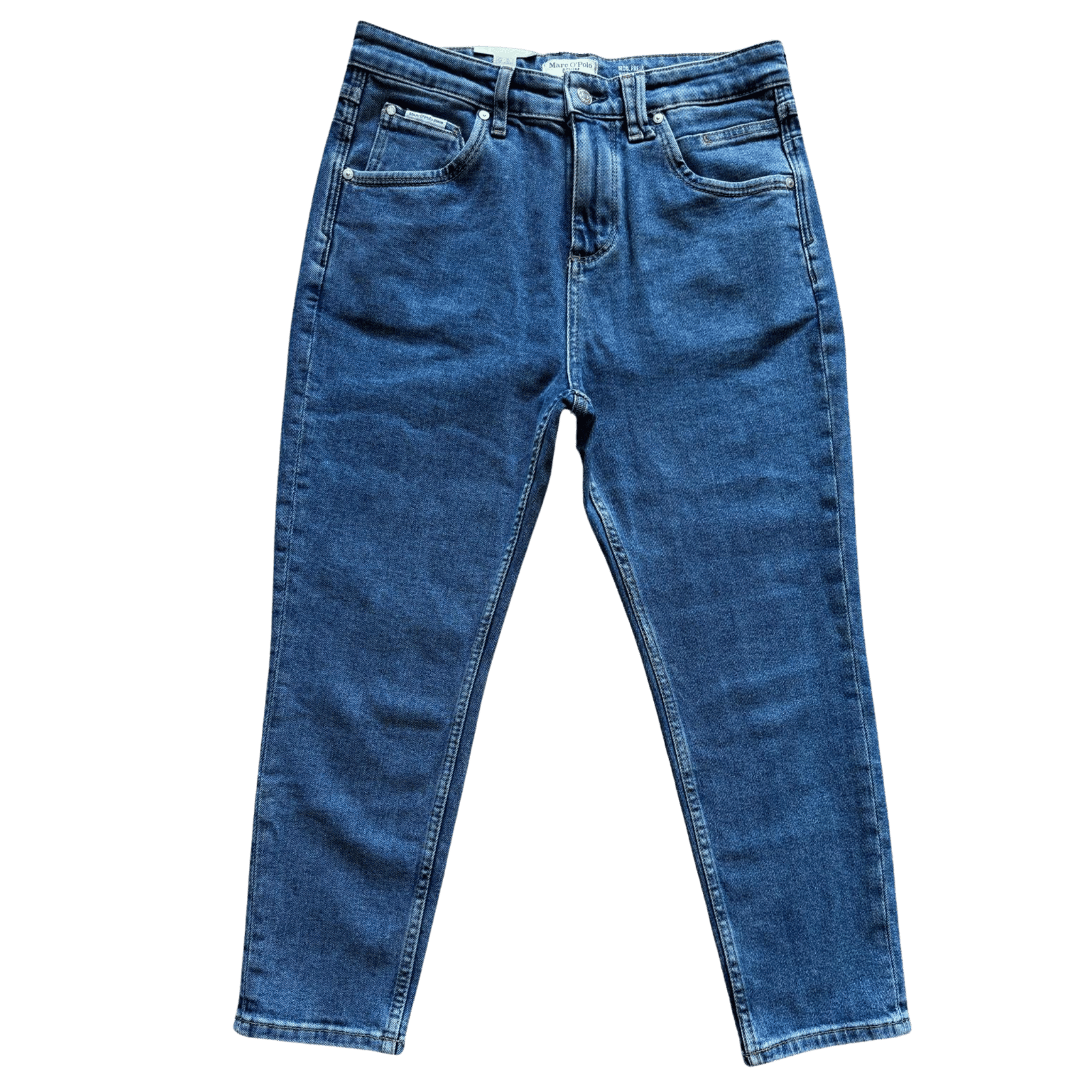 Women's new Marc O'Polo Denim high waist jeans - classic blue denim, slim fit