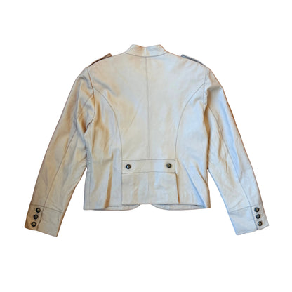 Kurtka skórzana beżowa vintage