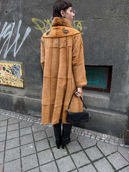Futro vintage z królika