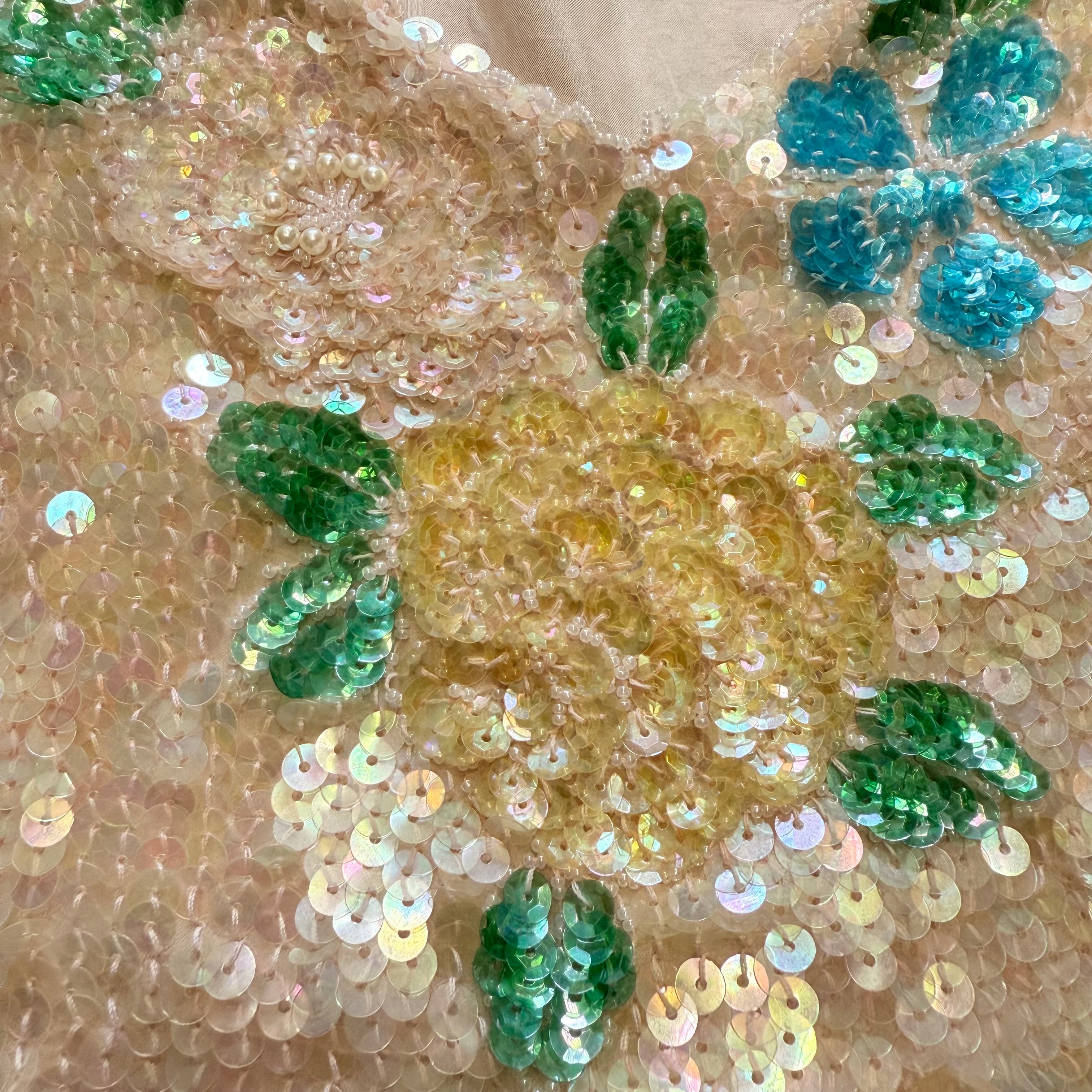 Jedwabna bluzka z cekinami