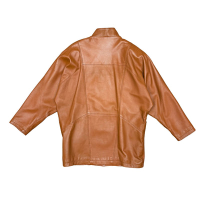 Kurtka skórzana karmelowa Vintage