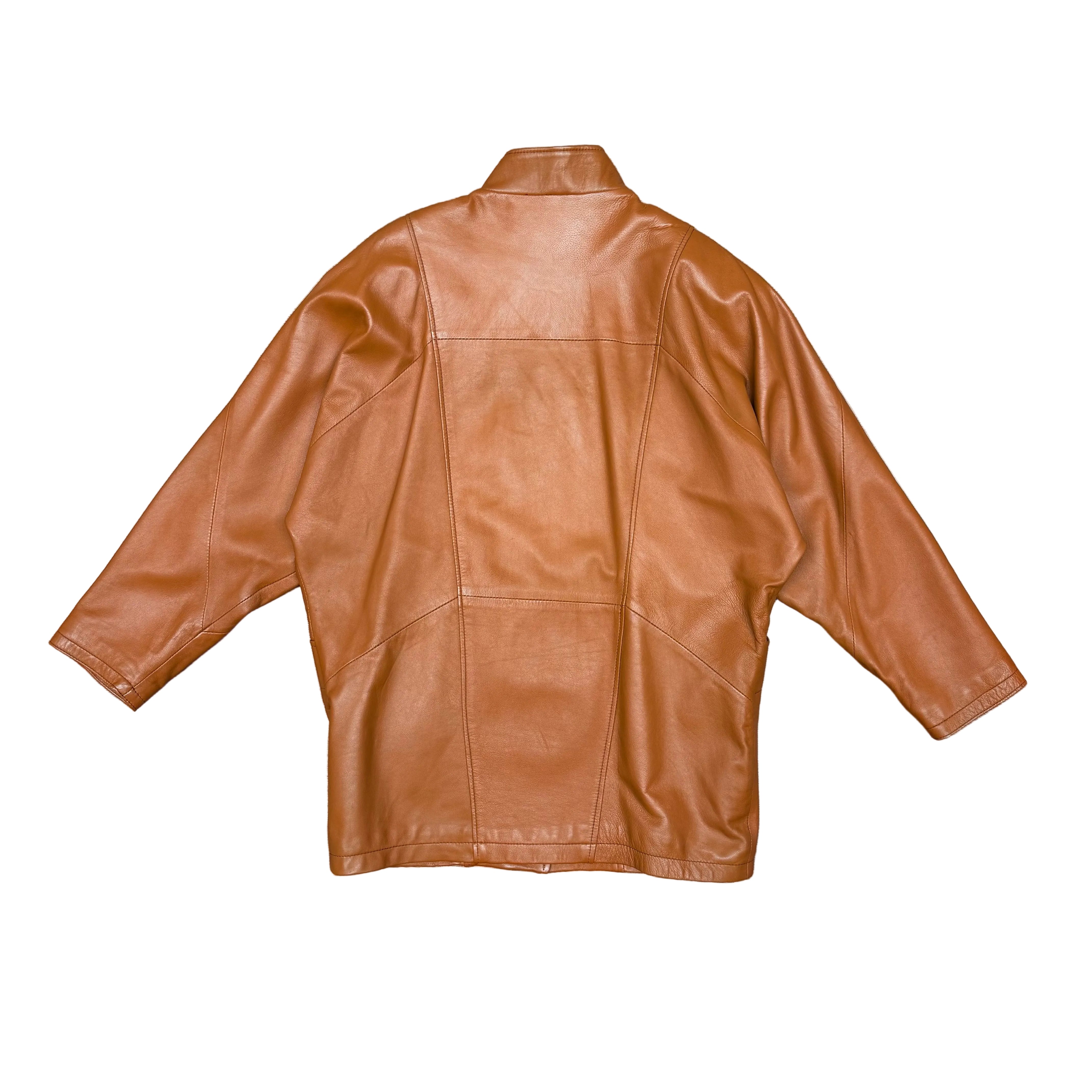 Kurtka skórzana karmelowa Vintage