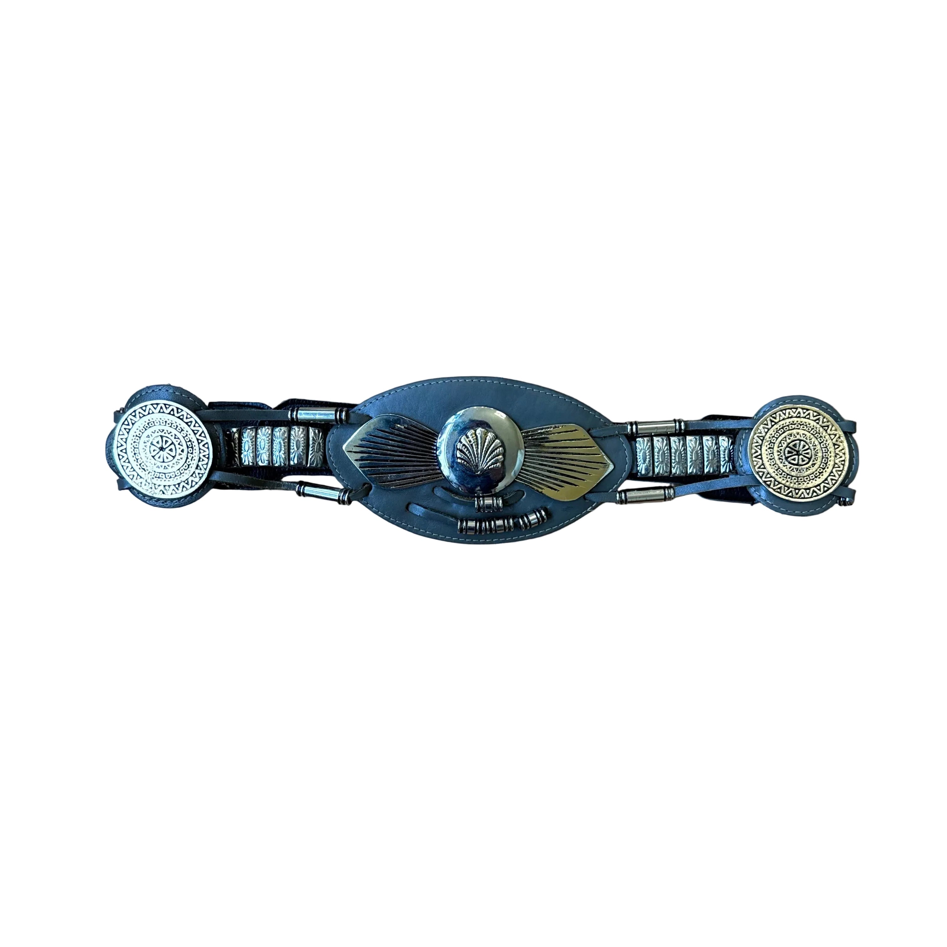 Vintage pasek bogato zdobiony