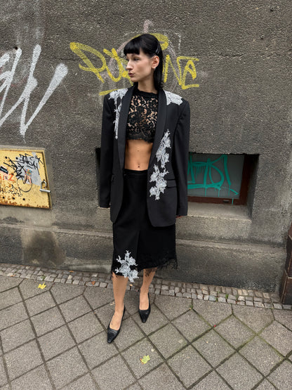 Spódnica czarna upcycling
