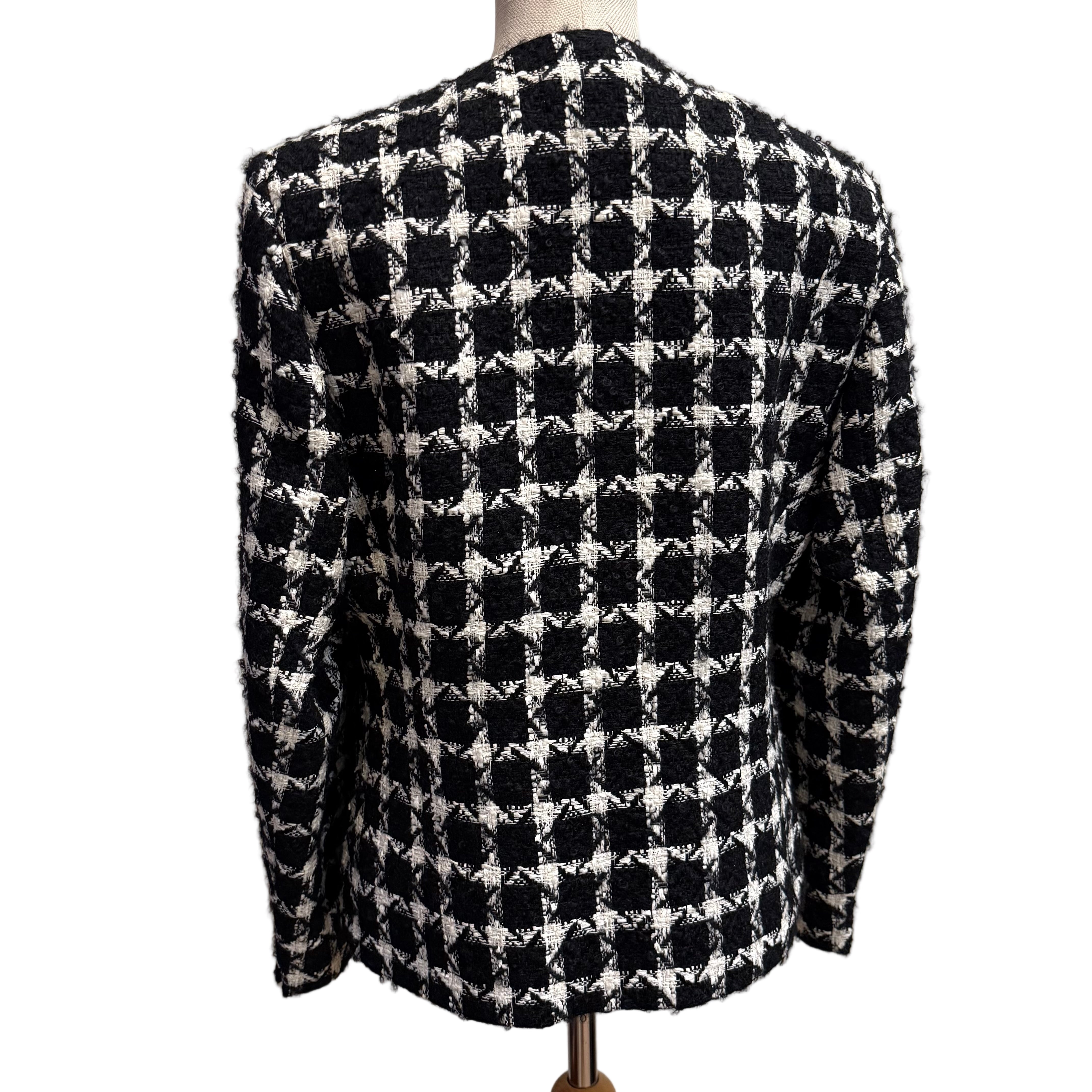 Żakiet vintage w kratkę Basler