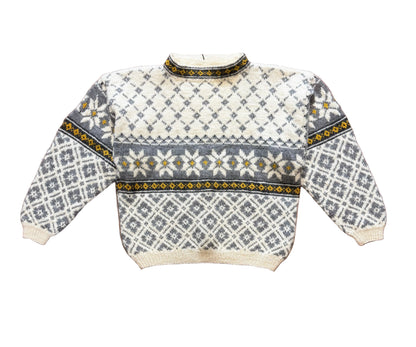 Sweter alpejski ręcznie robiony
