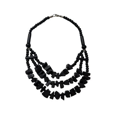 Naszyjnik z czarnego turmalinu