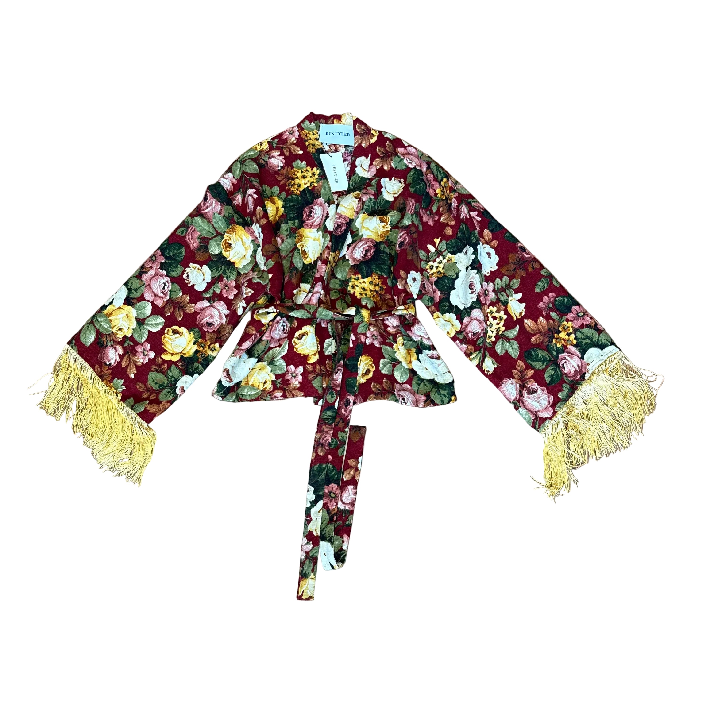 Kimono w róże upcycling