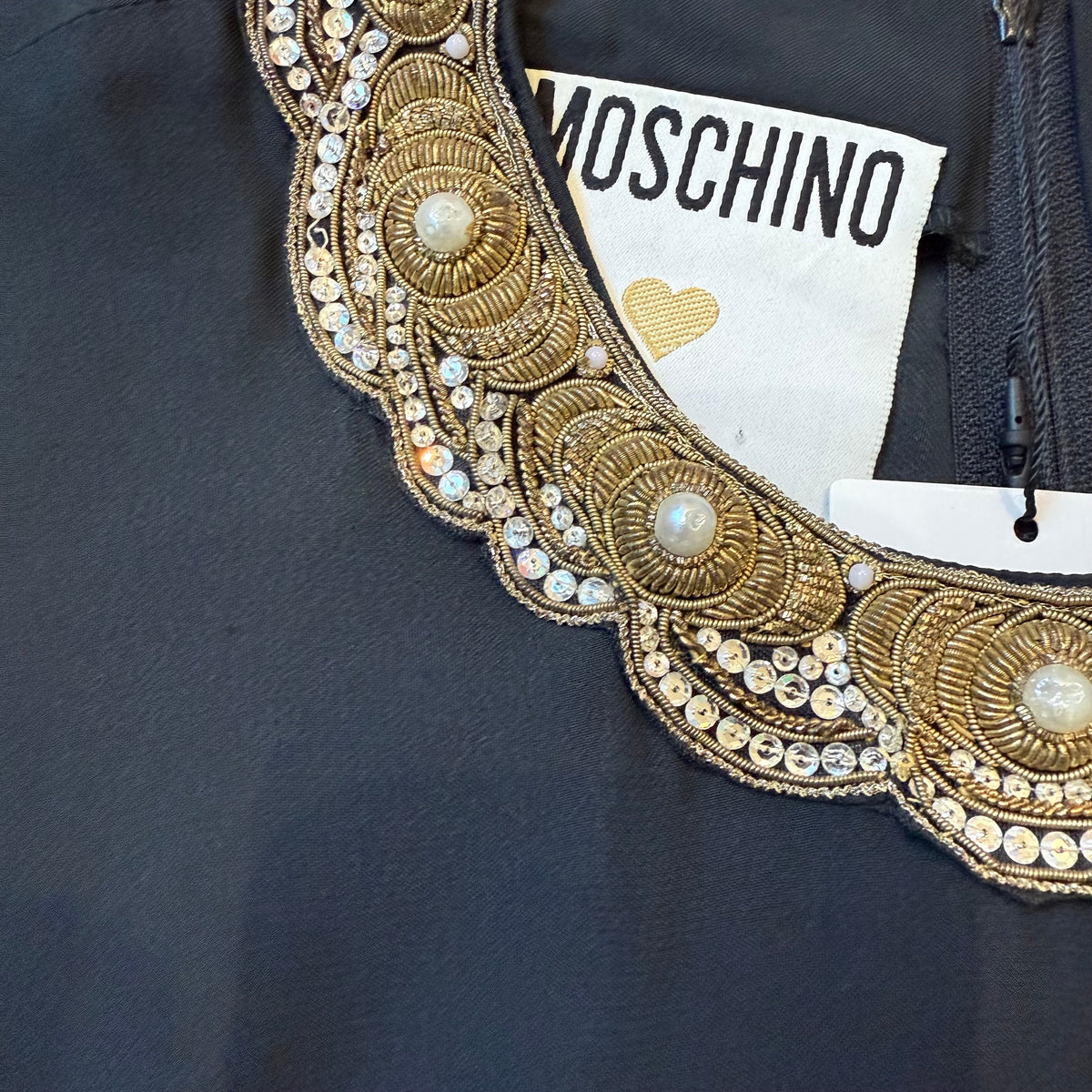 Sukienka czarna Moschino