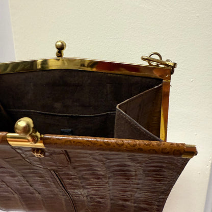 Torebka z lat 60 ze skóry naturalnej