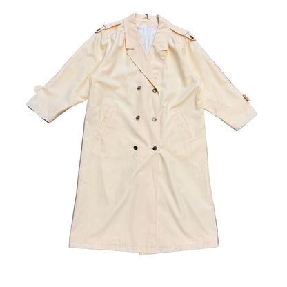 Masełkowy płaszcz vintage