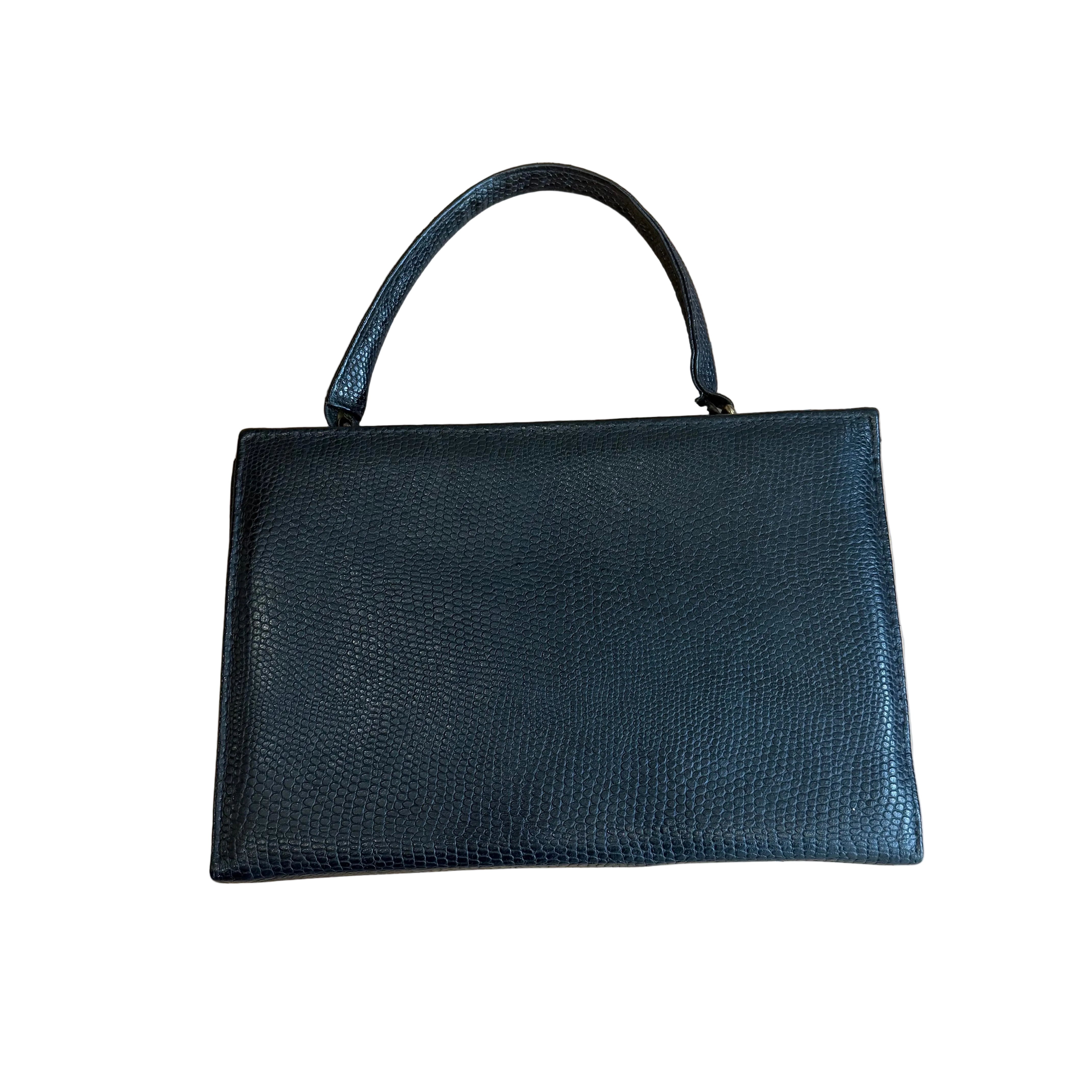 Czarna torebka do ręki vintage