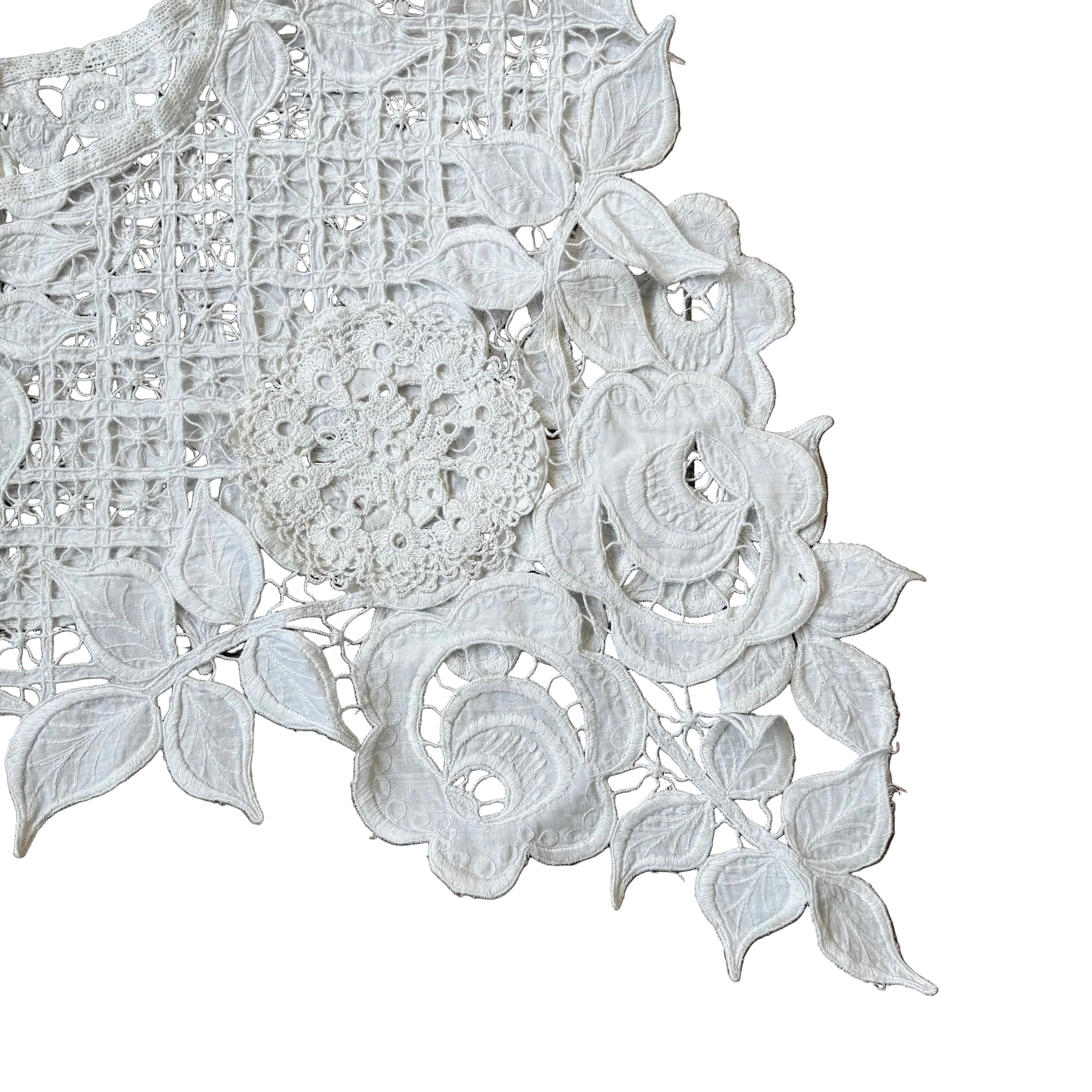 Peleryna koronkowa upcycling