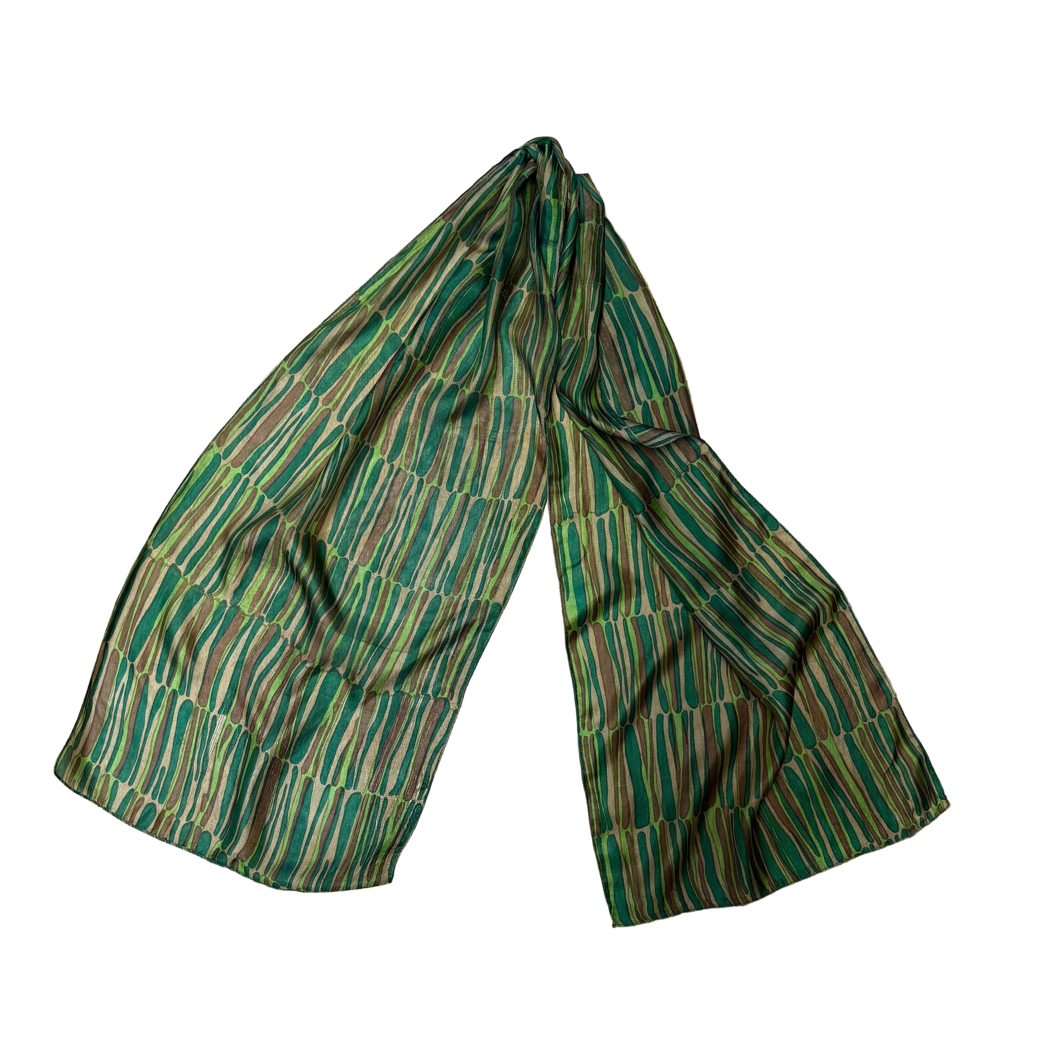 Szal z jedwabnego muślinu