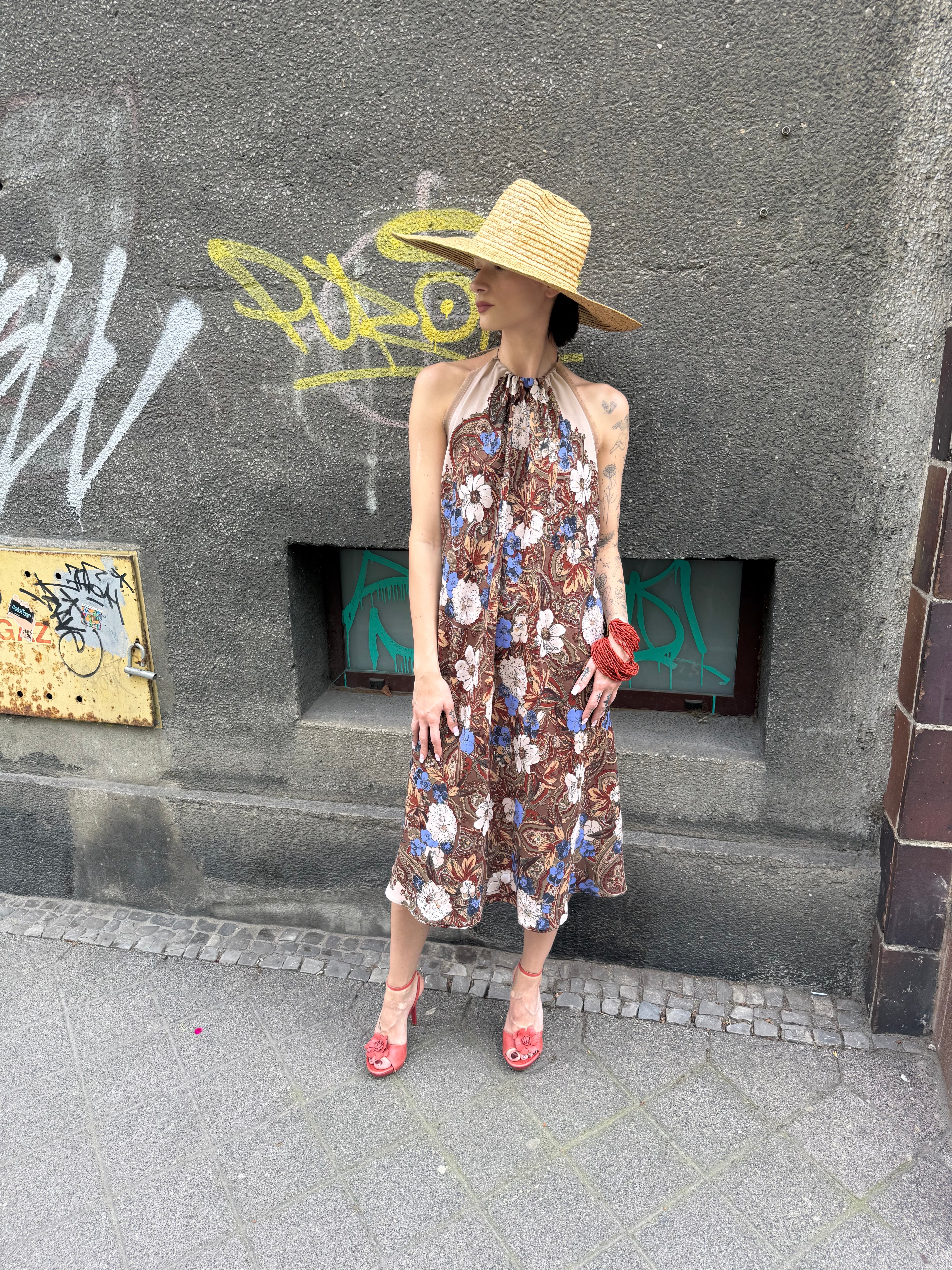 Sukienka z chusty upcycling