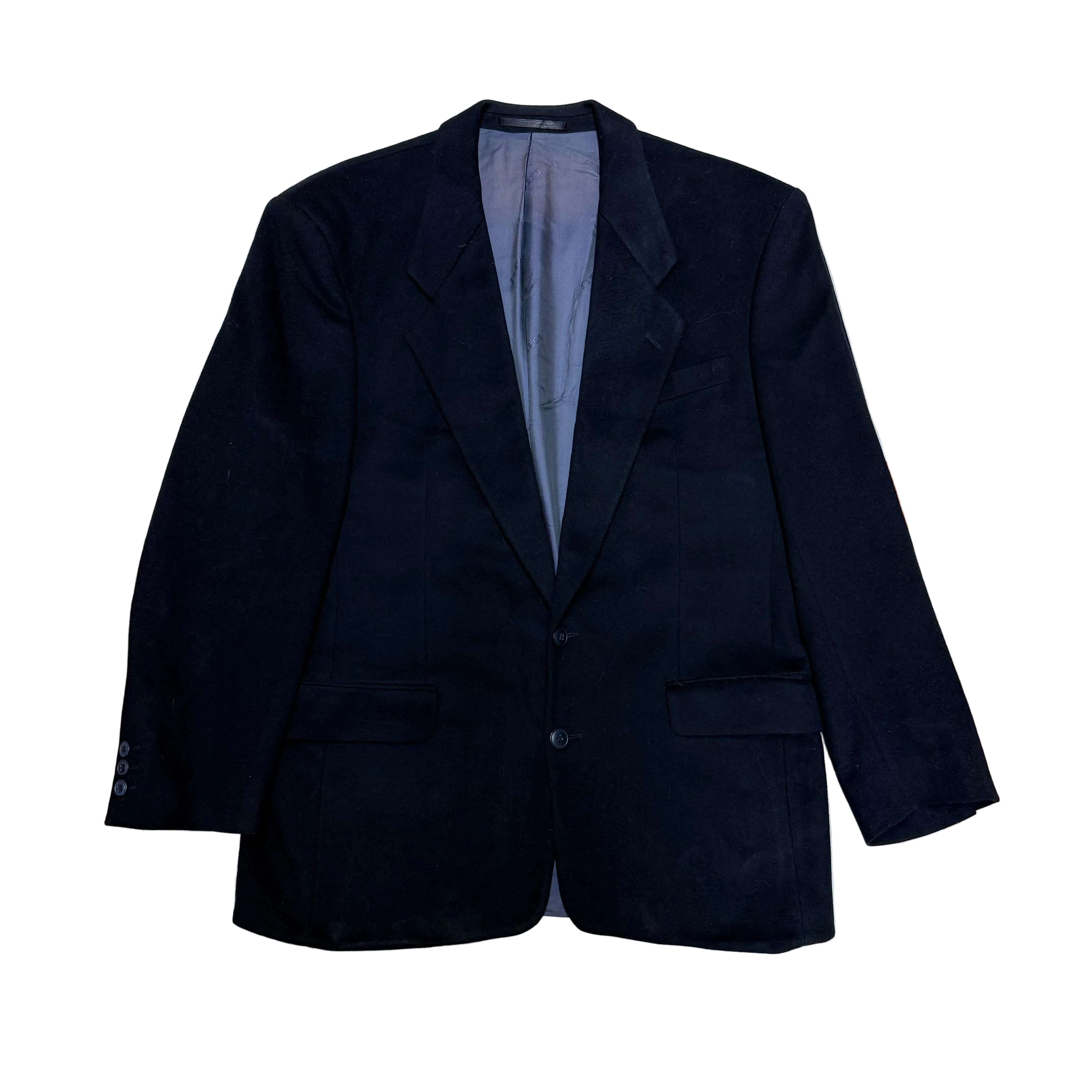 Granatowa marynarka z kaszmirem