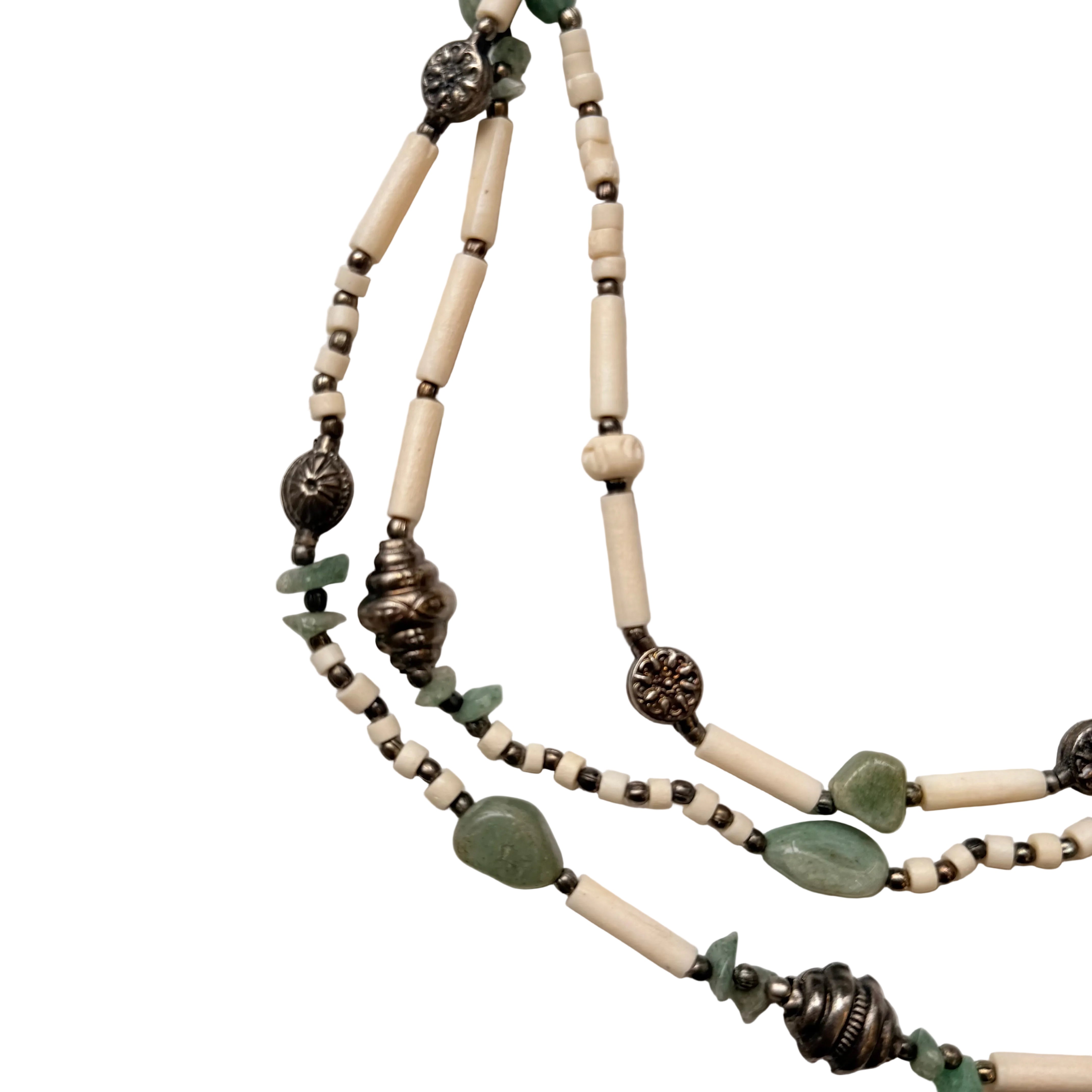 Długi naszyjnik etno