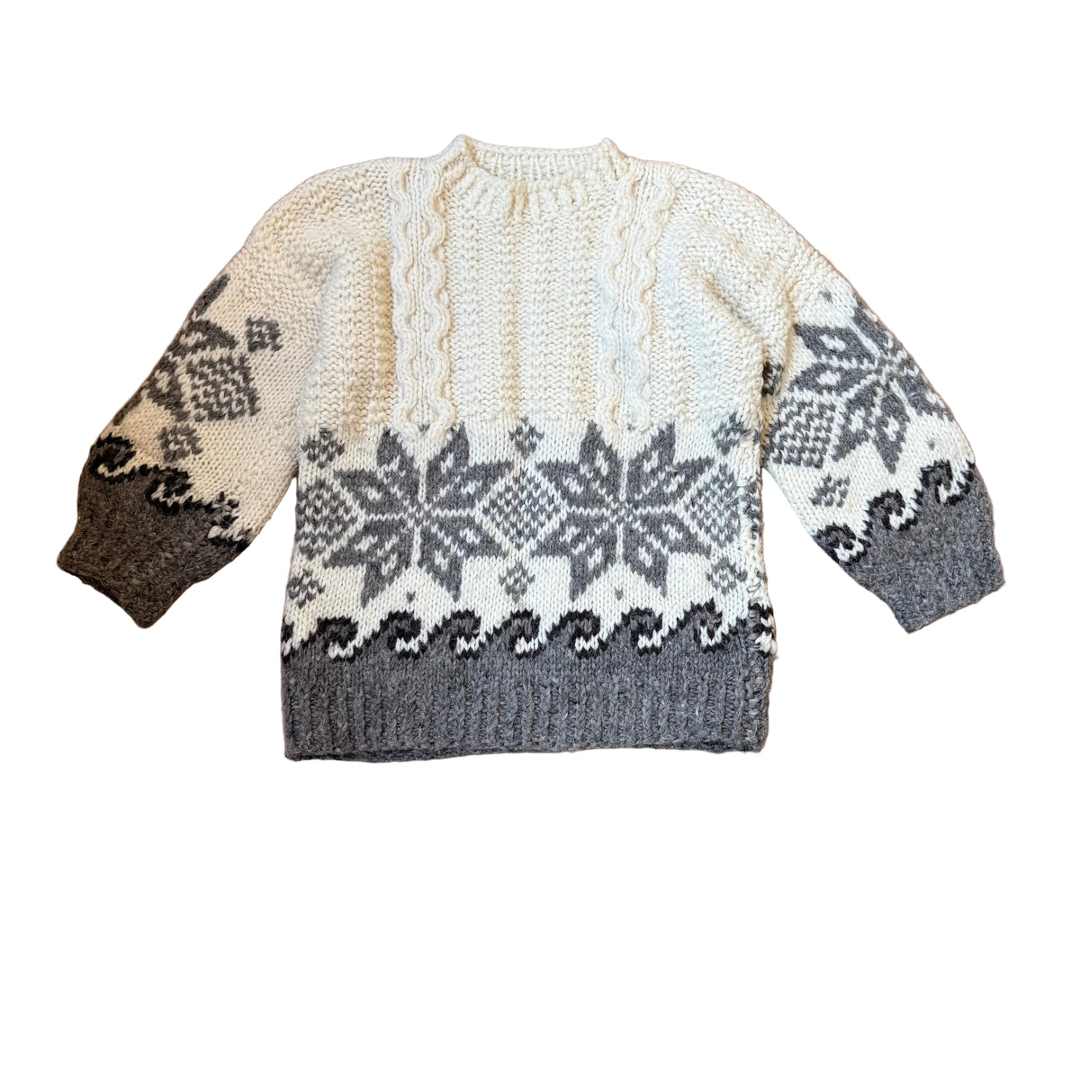 Wełniany sweter norweski