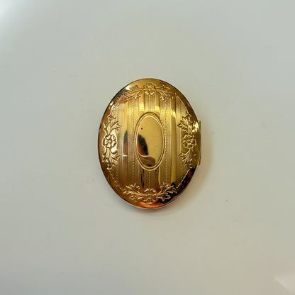 Vintage klips do apaszek z sekretnikiem