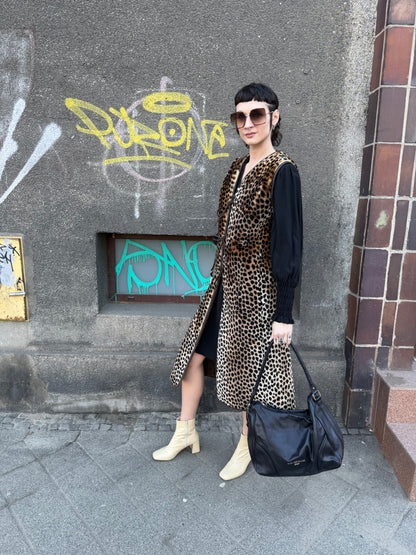 Vintage maxi kamizelka bambi