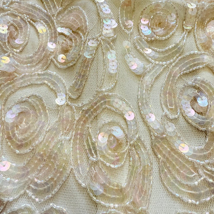 Vinatge bluzka z różowymi cekinami