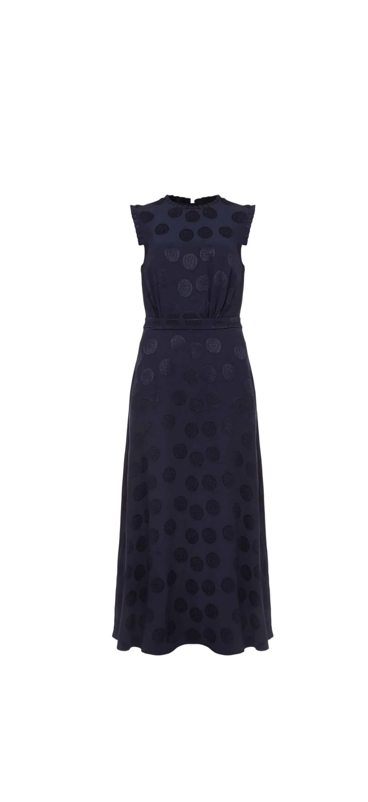 Granatowa sukienka midi Hobbs