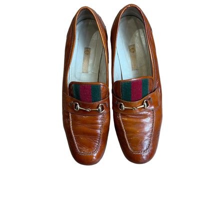 Mokasyny Gucci 40 karmelowe