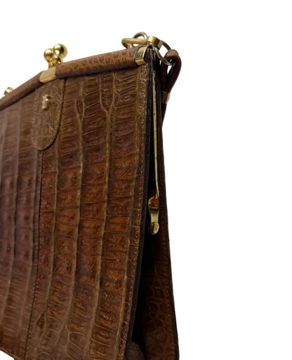 Torebka z lat 60 ze skóry naturalnej